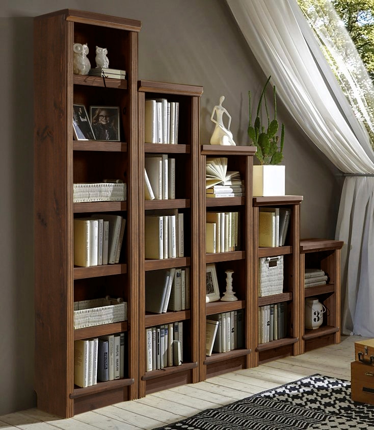 Home affaire Standregal »Soeren Stege«, aus massiver Kiefer, Maße (B/T/H): 40/29/126 cm