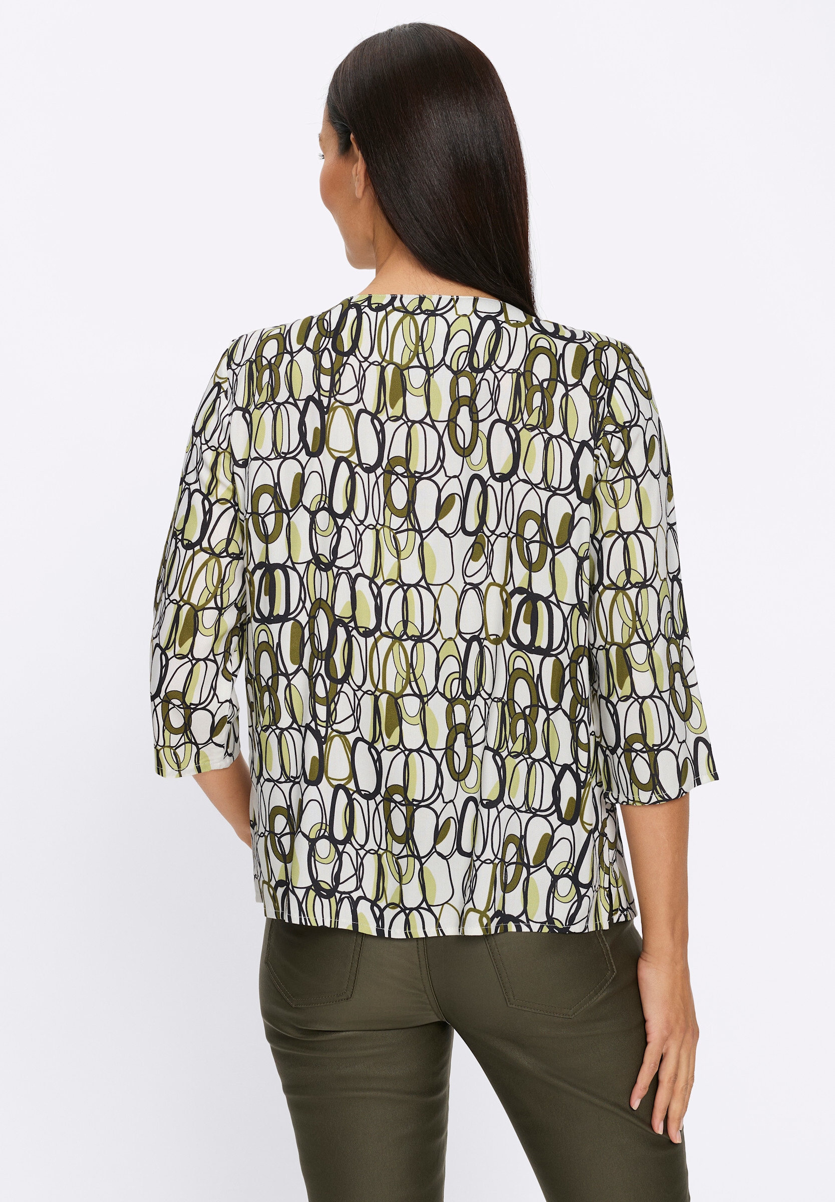 heine Schlupfbluse »Druckbluse Druckbluse mit 3/4-Arm«