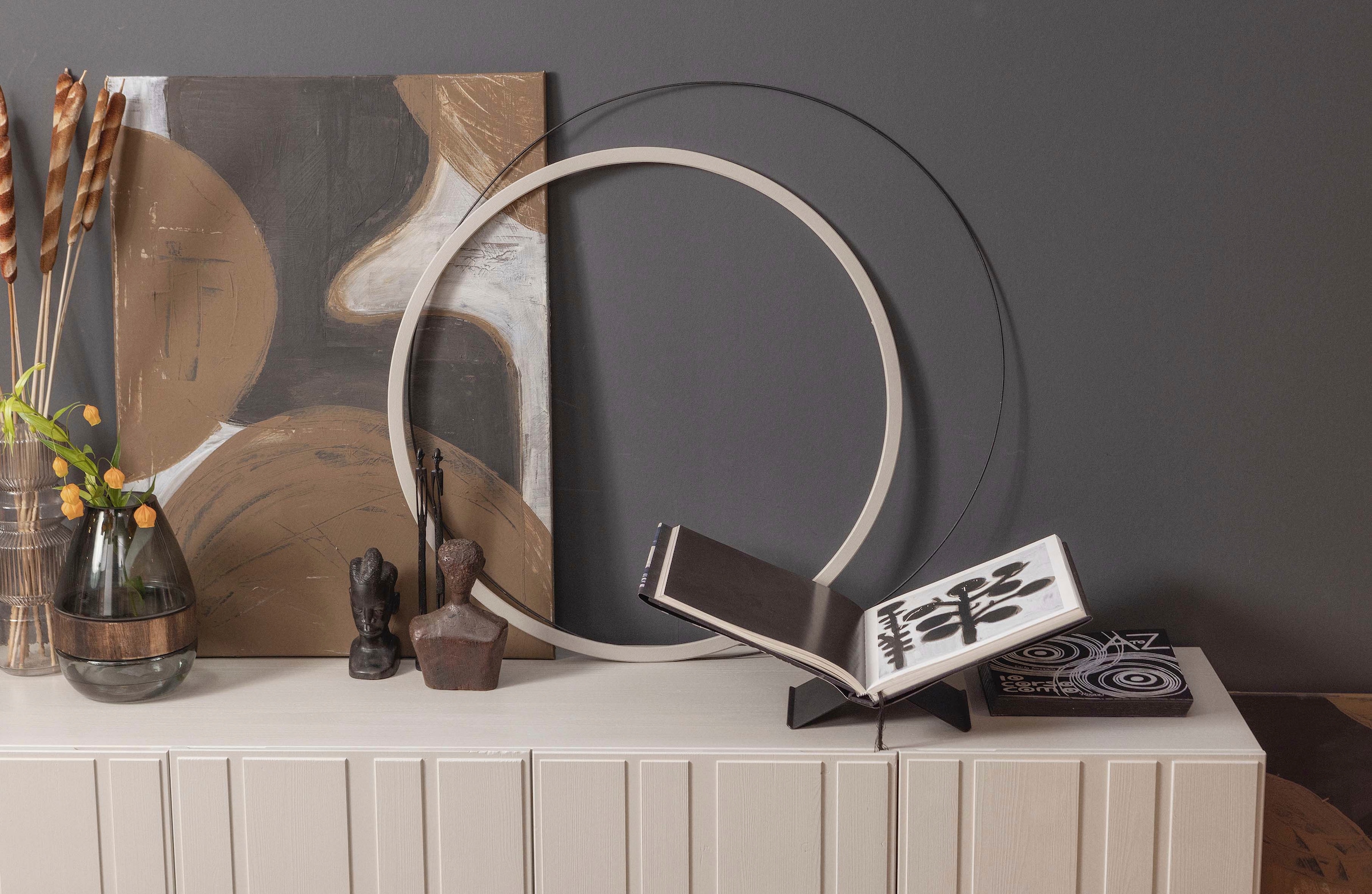 WOOOD Sideboard »Miller«, Kommode mit klaren Linien, Breite 181 cm