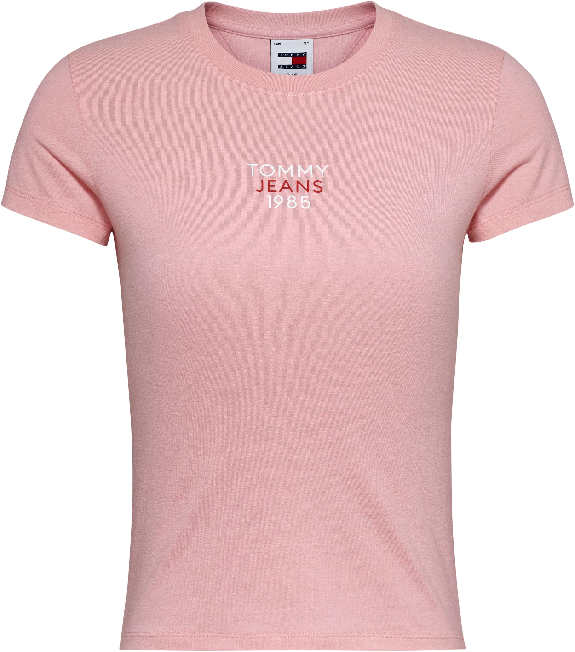 T-Shirt bei bestellen mit »Slim Logo«, Logoschriftzug OTTO Essential Jeans Tommy