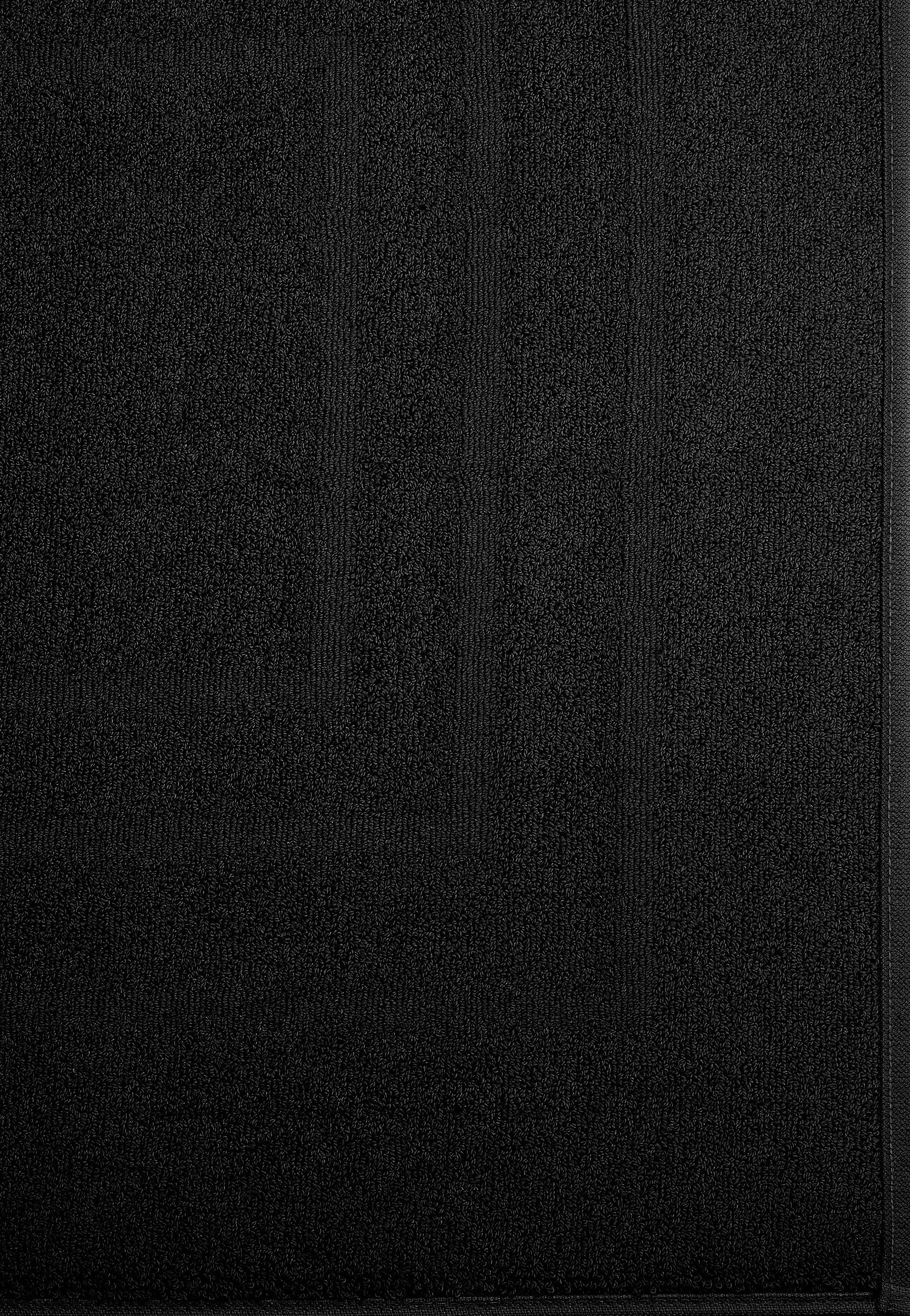 Vossen Badematte »Feeling«, fußbodenheizungsgeeignet-beidseitig nutzbar, Badteppich, Uni-Farben, mit Bordüre, Hoch-Tief Effekt, reine Baumwolle