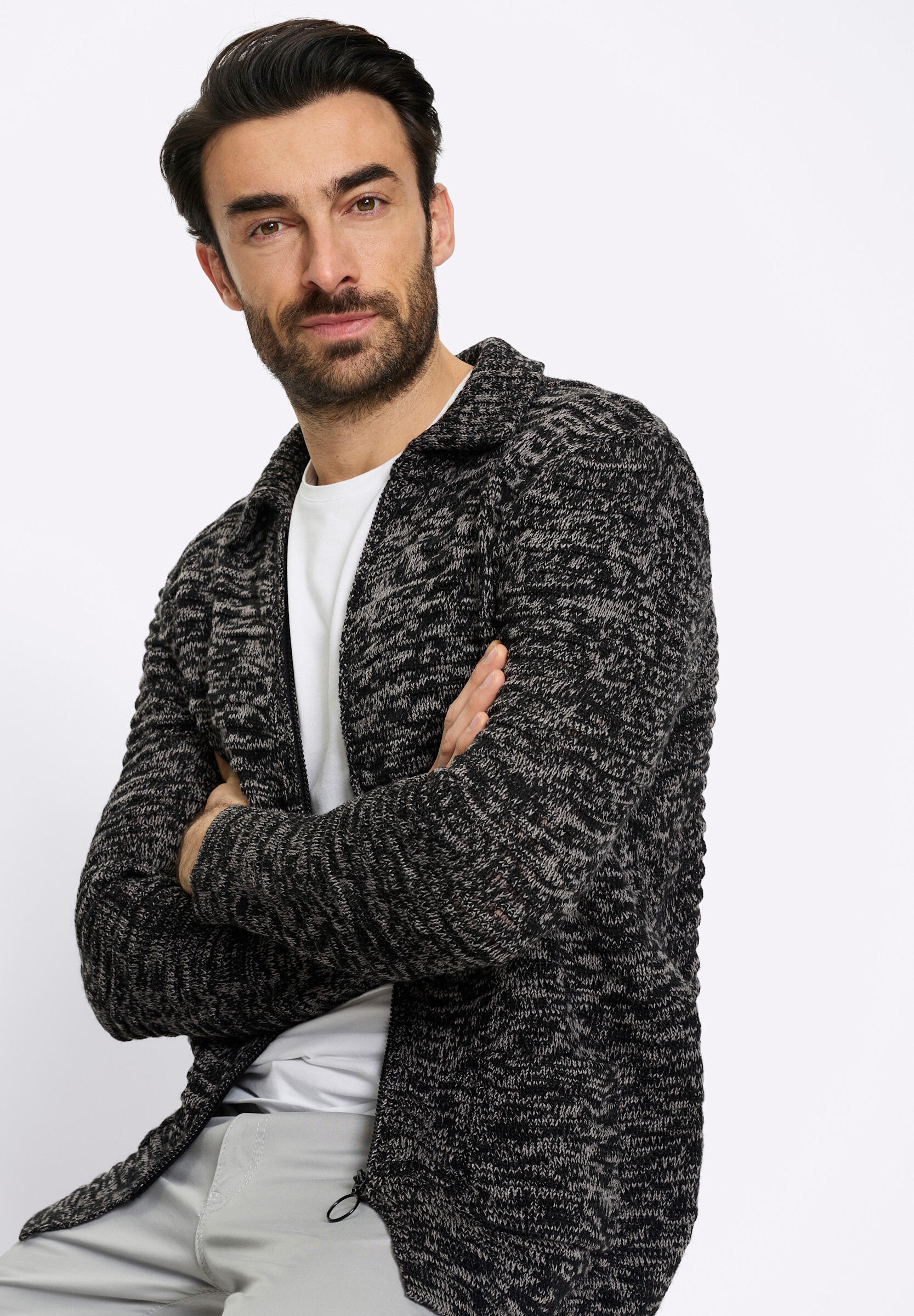 Witt Strickpullover »Strickjacke Strickjacke in längerer Form«