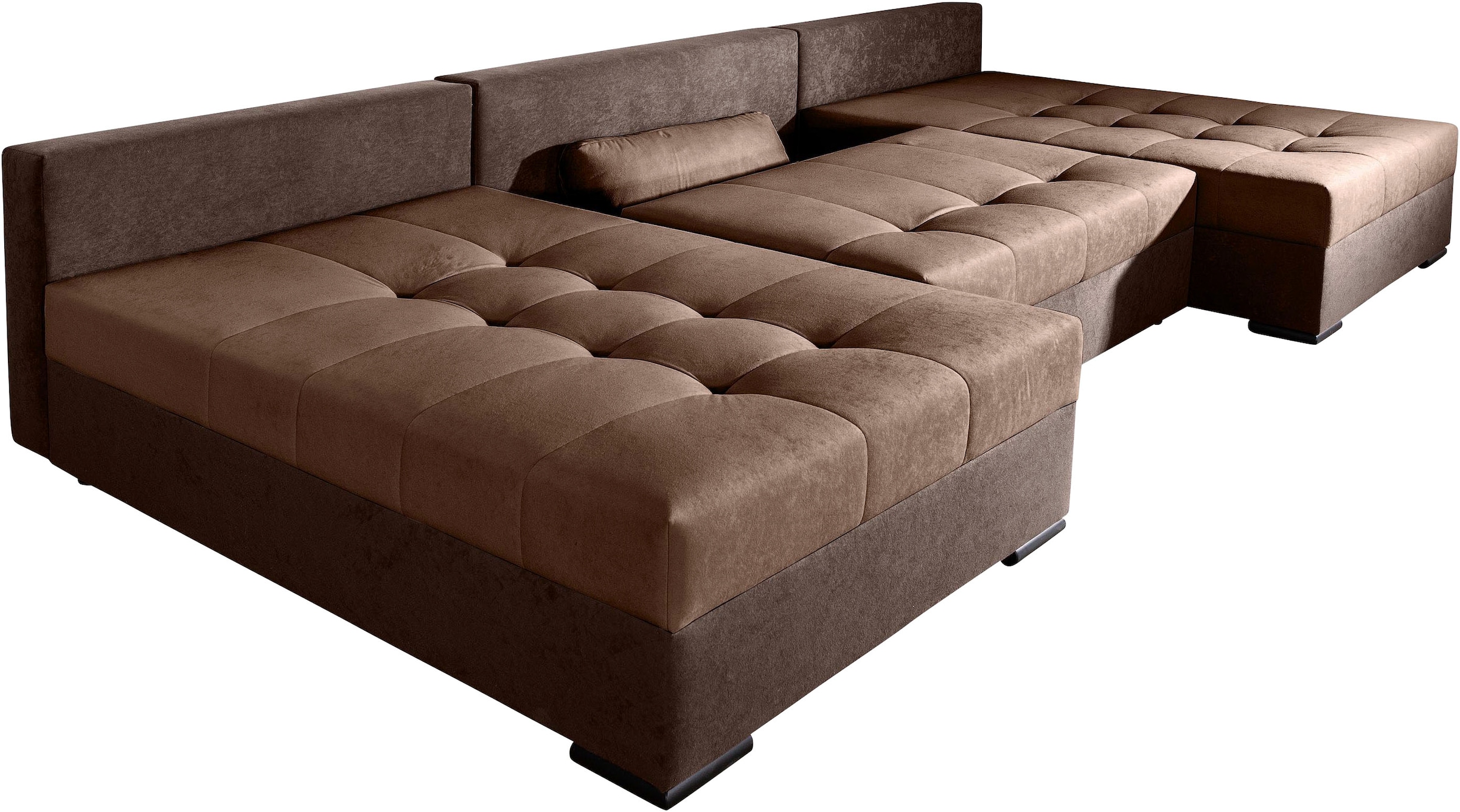 COLLECTION AB Wohnlandschaft »Josy, Breite 307 cm«, 2 extra breiten Ottomanen, mit großer Sitz- und Liegefläche