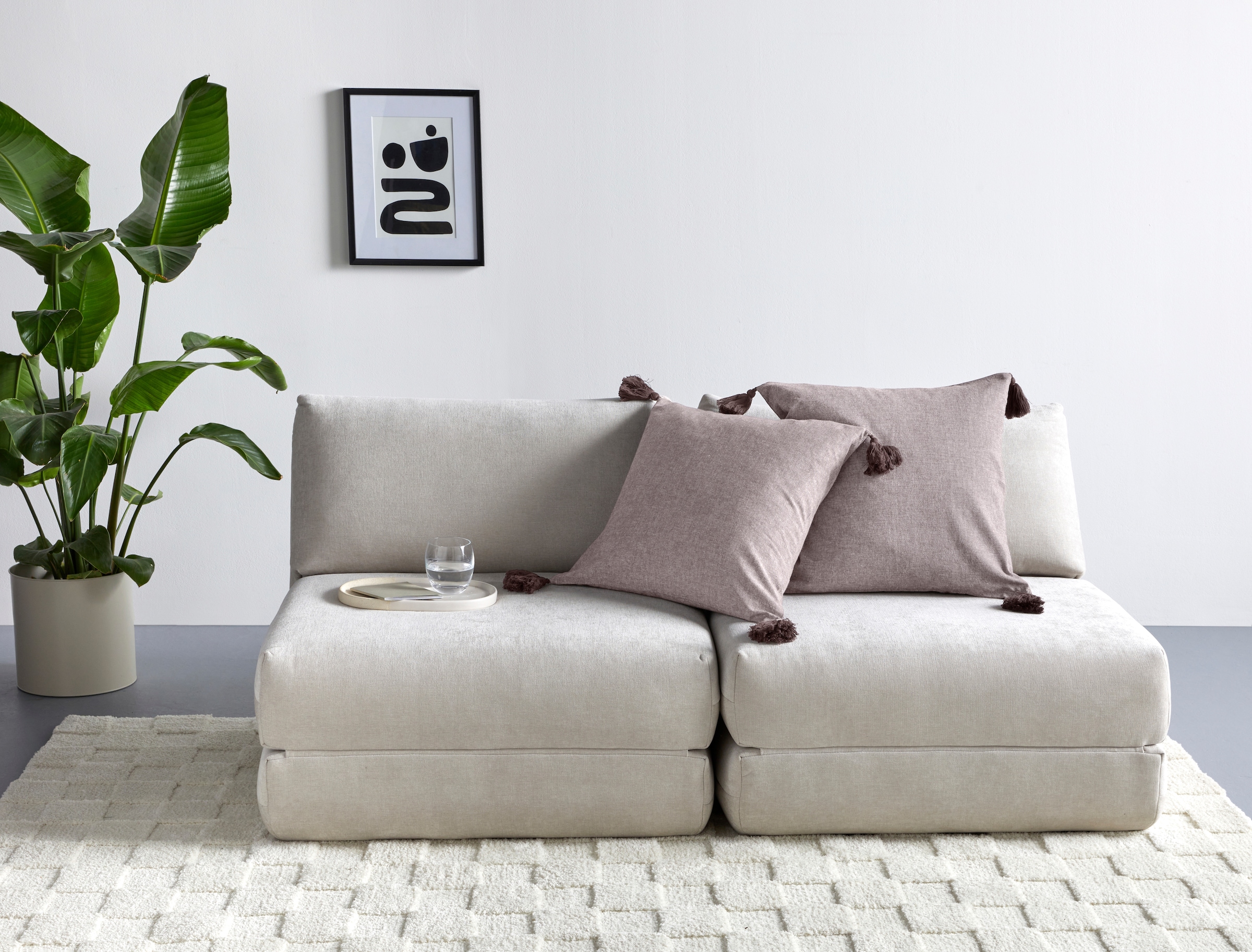 LeGer Home by Lena Gercke Kissenbezug »Jada«, (2 St.), Kissenhülle ohne Füllung, 2-er Set, modern und zeitloses Design, 50x50