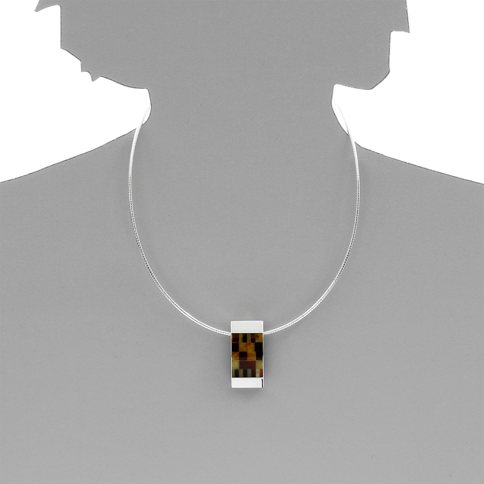 OSTSEE-SCHMUCK Kette mit Anhänger »- Gleiter-Sveena - Silber 925/000 - Bernstein«