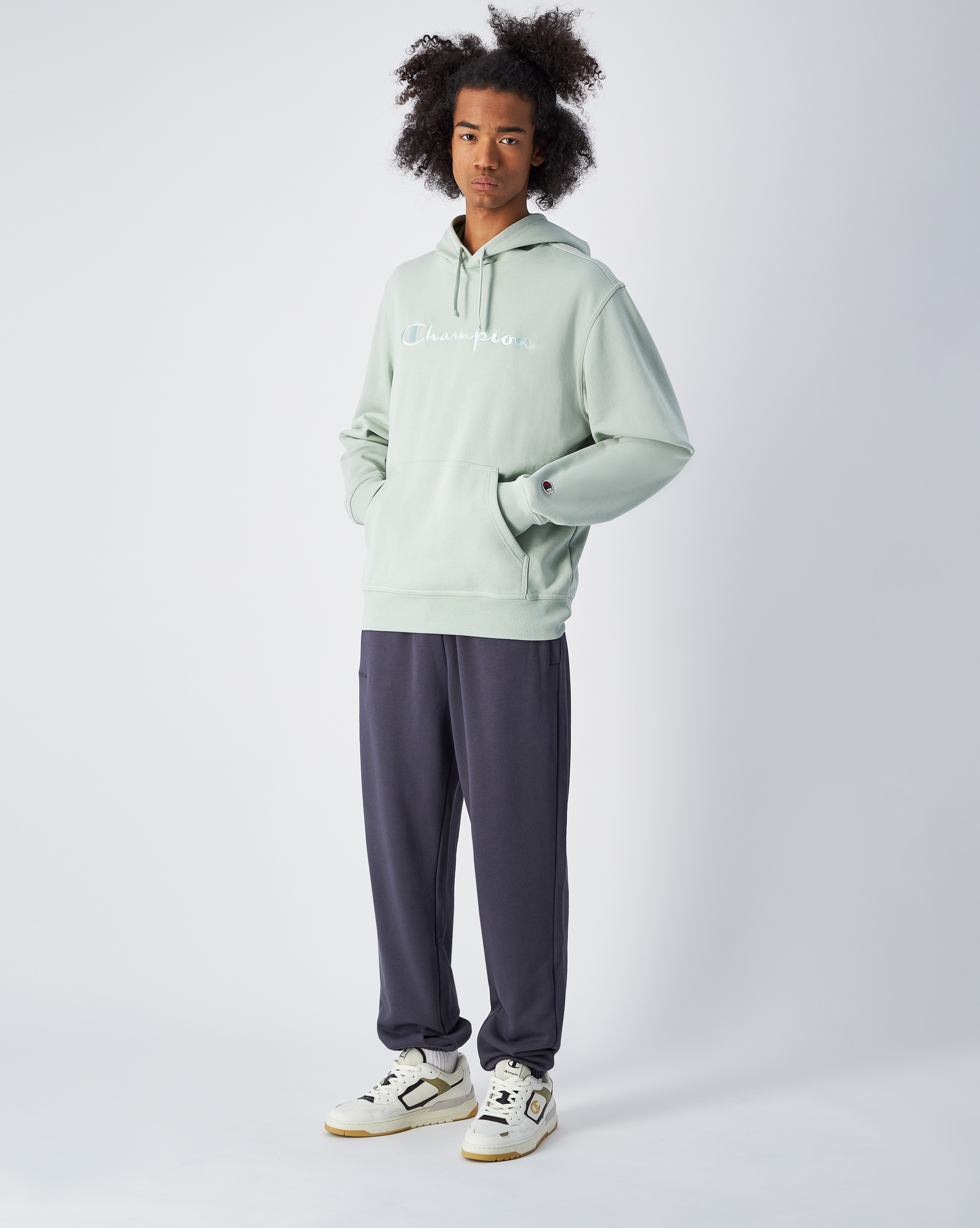 Champion Kapuzensweatshirt »ICONS TONAL Terry Hoodie with Big Logo«, (1 tlg.)