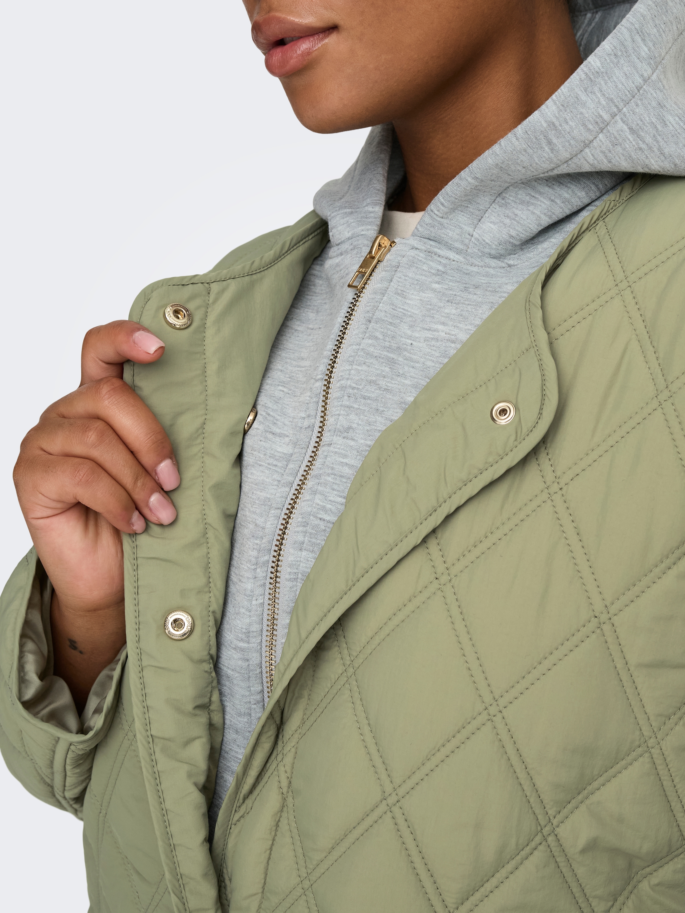 ONLY CARMAKOMA Steppjacke »CARRISSO LIFE HOOD QUILT JACKET OTW« mit Kapuze