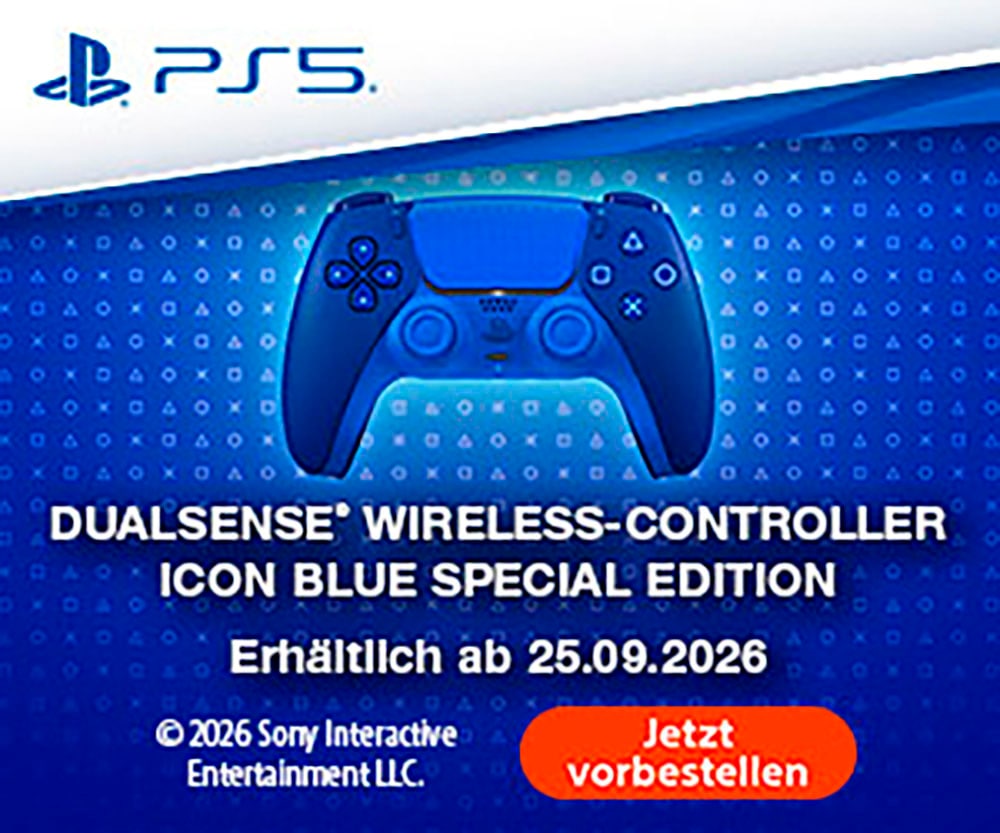 PlayStation 5 Wireless-Controller »DualSense Icon Blue Special Edition«