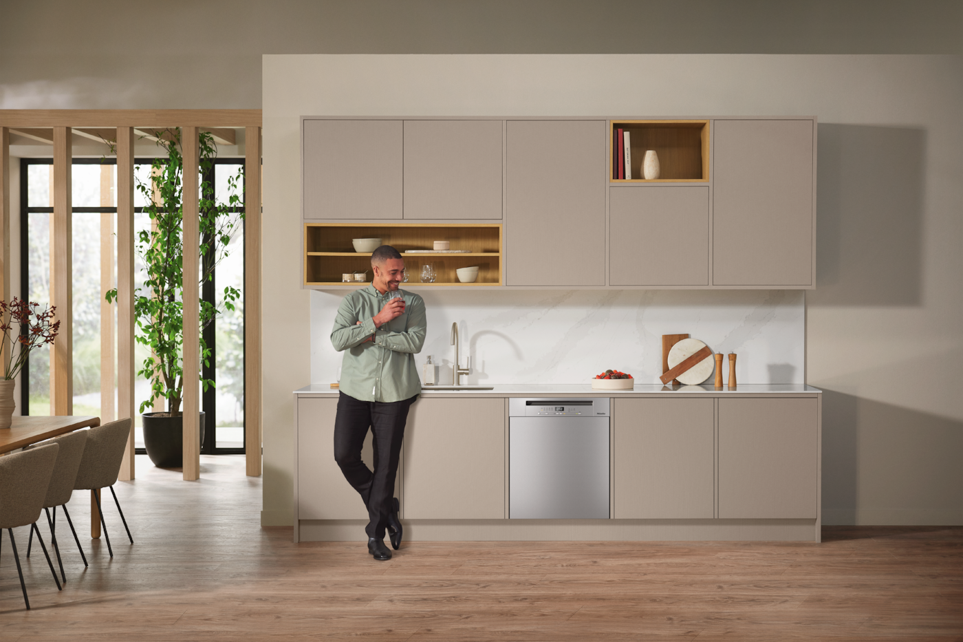 Miele Unterbaugeschirrspüler »G 5811 SCU Active Plus Edelstahl CleanSteel«, 14 Maßgedecke