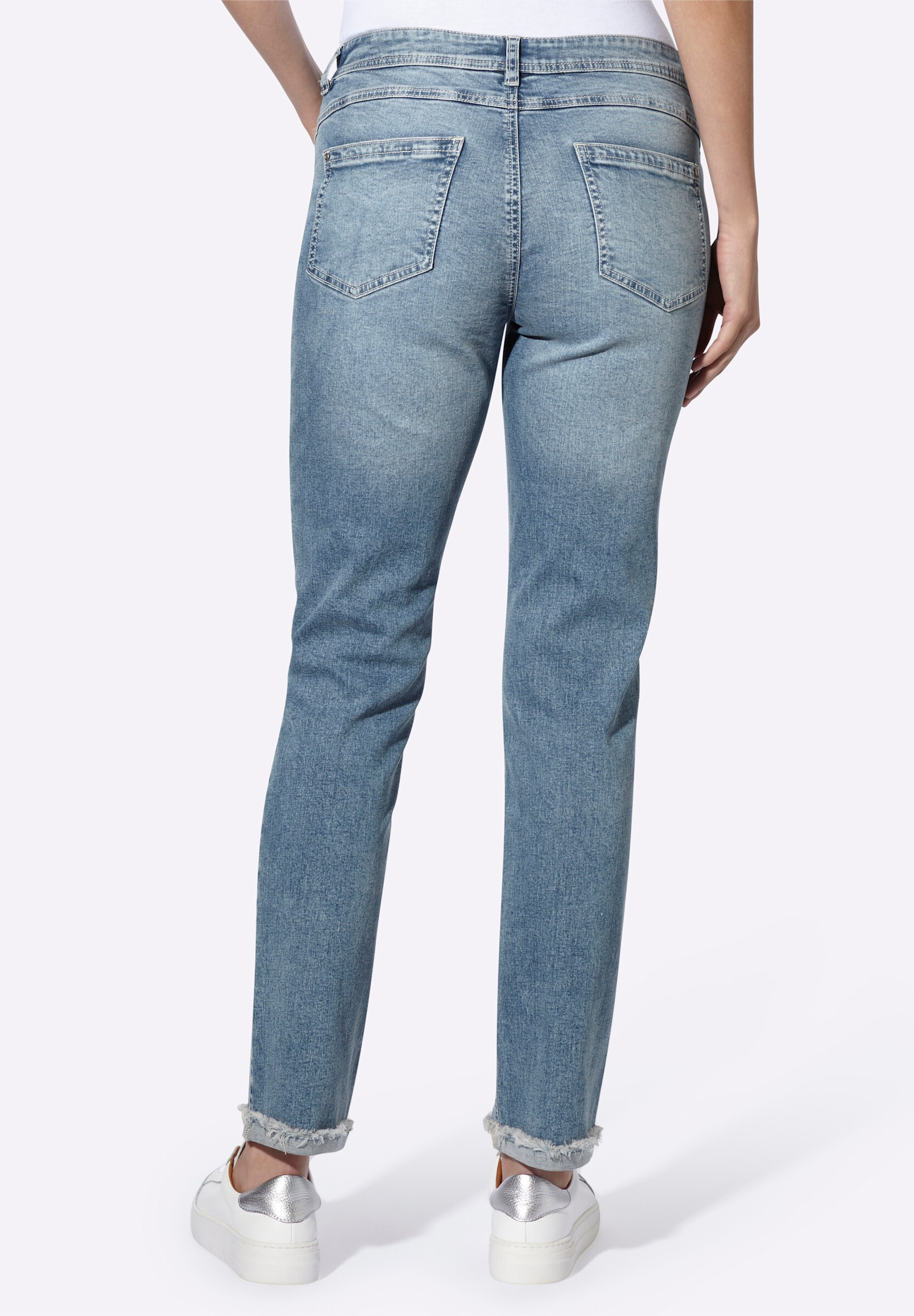 heine 5-Pocket-Jeans »Jeans Jeans mit Fransen«