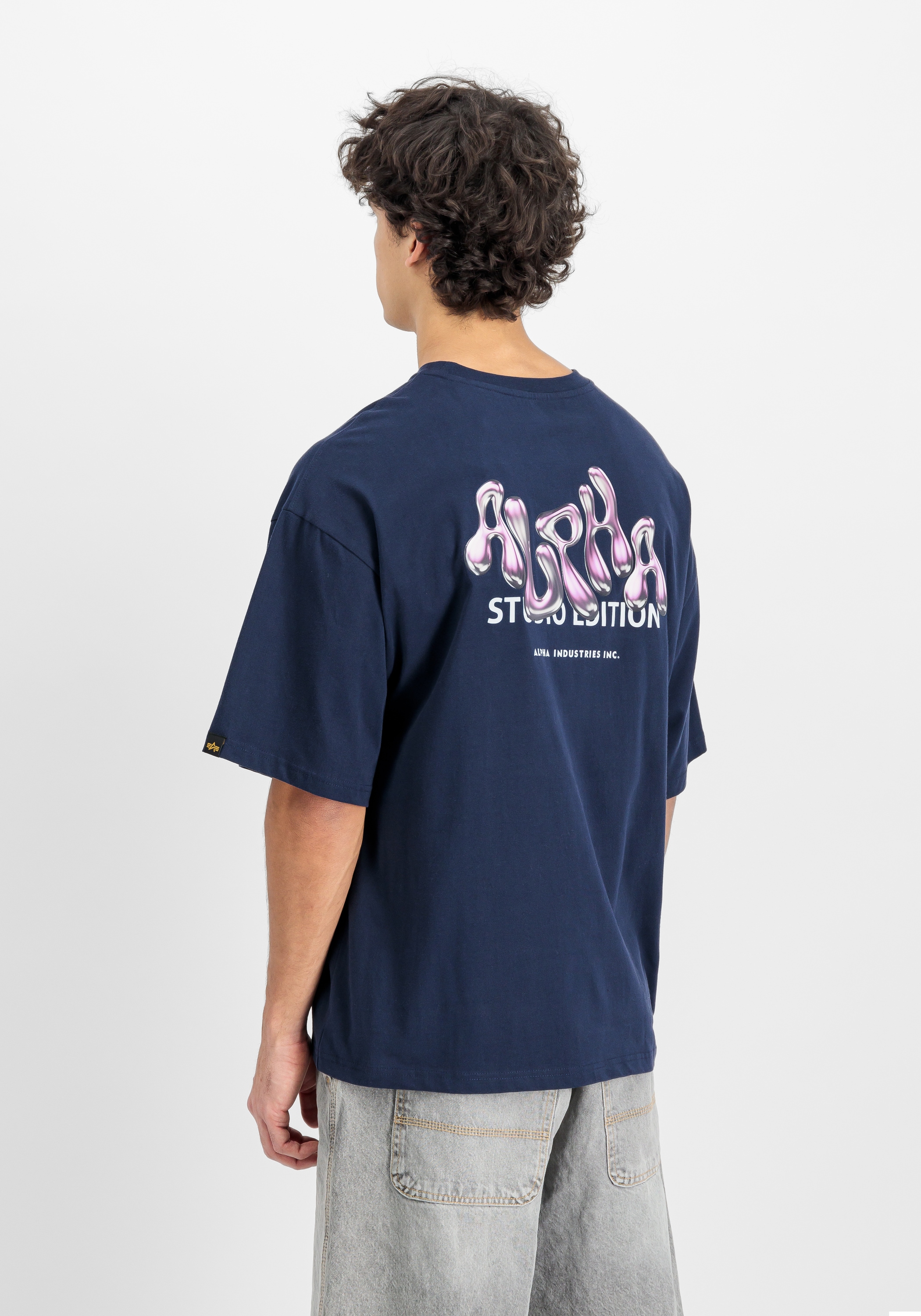 Alpha Industries T-Shirt »Alpha Industries Men - T-Shirts Studio Edition Backprint T-Shirt«