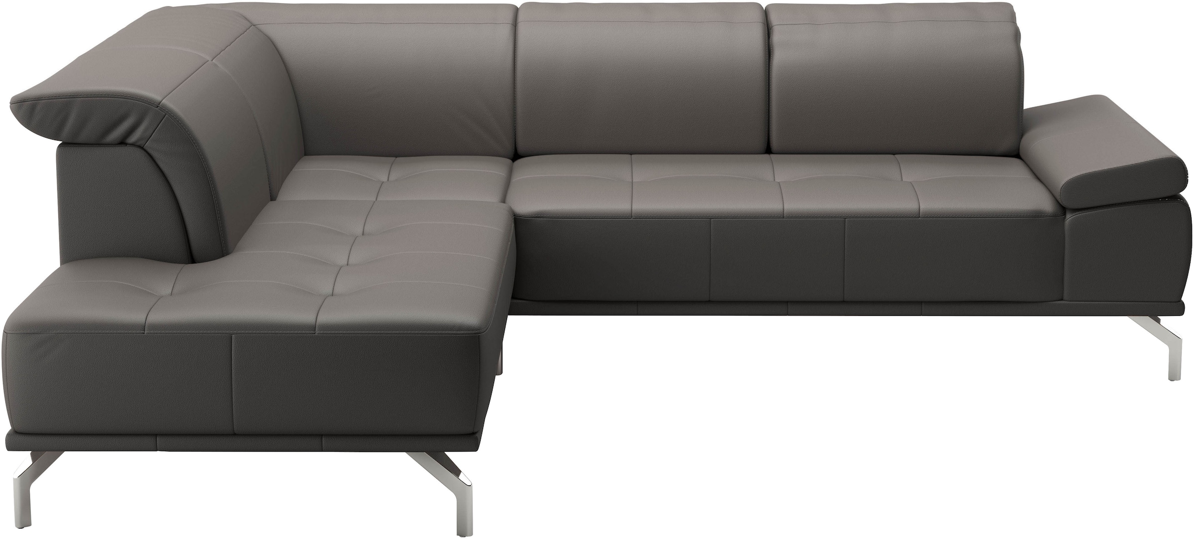 Places of Style Ecksofa »Caluna«, Inkl.Sitztiefenverstellung, wahlweise mit Kopf- und Armteilverstellung