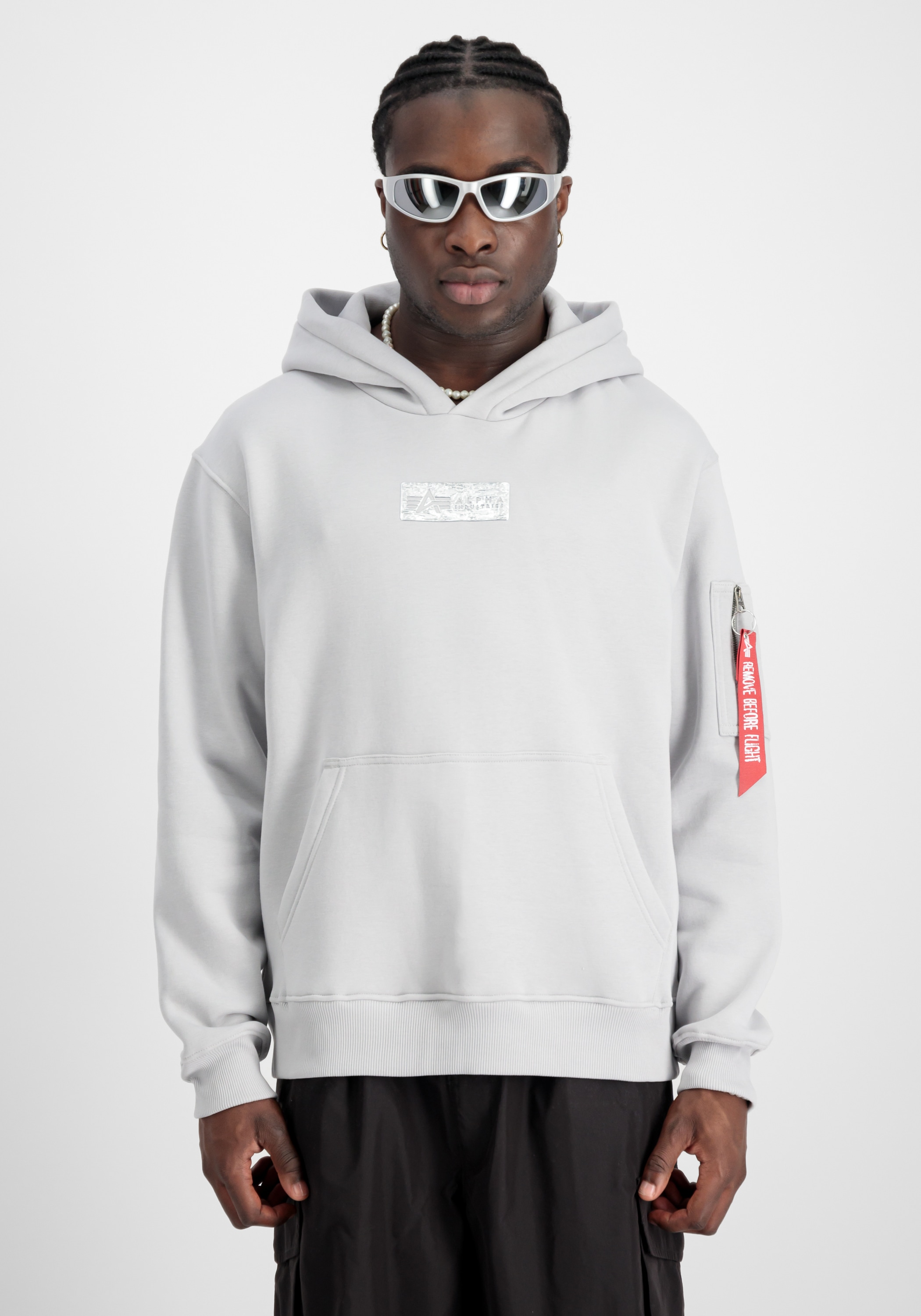 Alpha Industries Hoodie »Alpha Industries Men - Hoodies Metal Plate Hoodie«