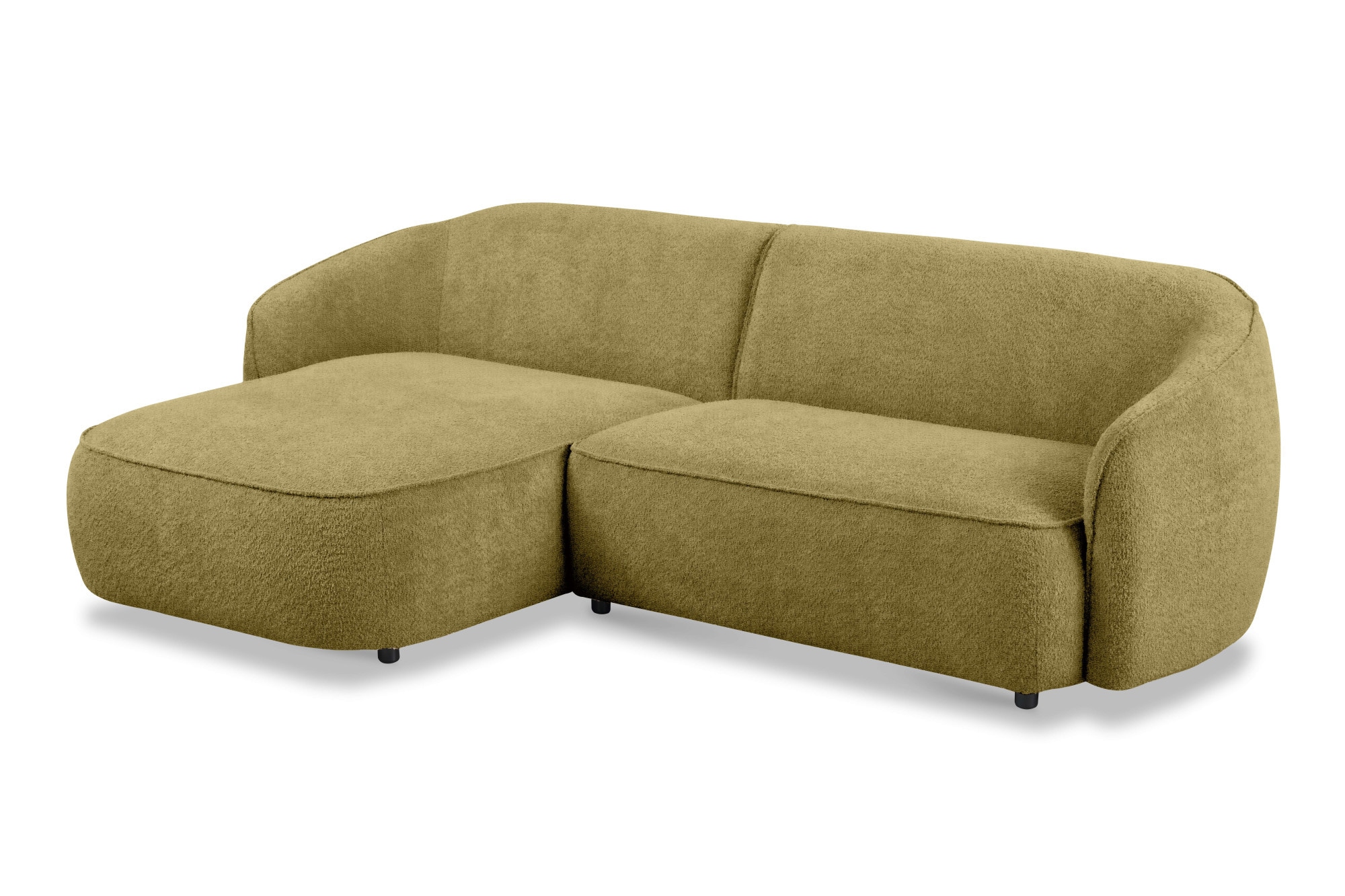 INOSIGN Ecksofa »Cosigo«, Breite 246 cm, 2 Chenille-Stoffe zur Auswahl, mit Kaltschaum