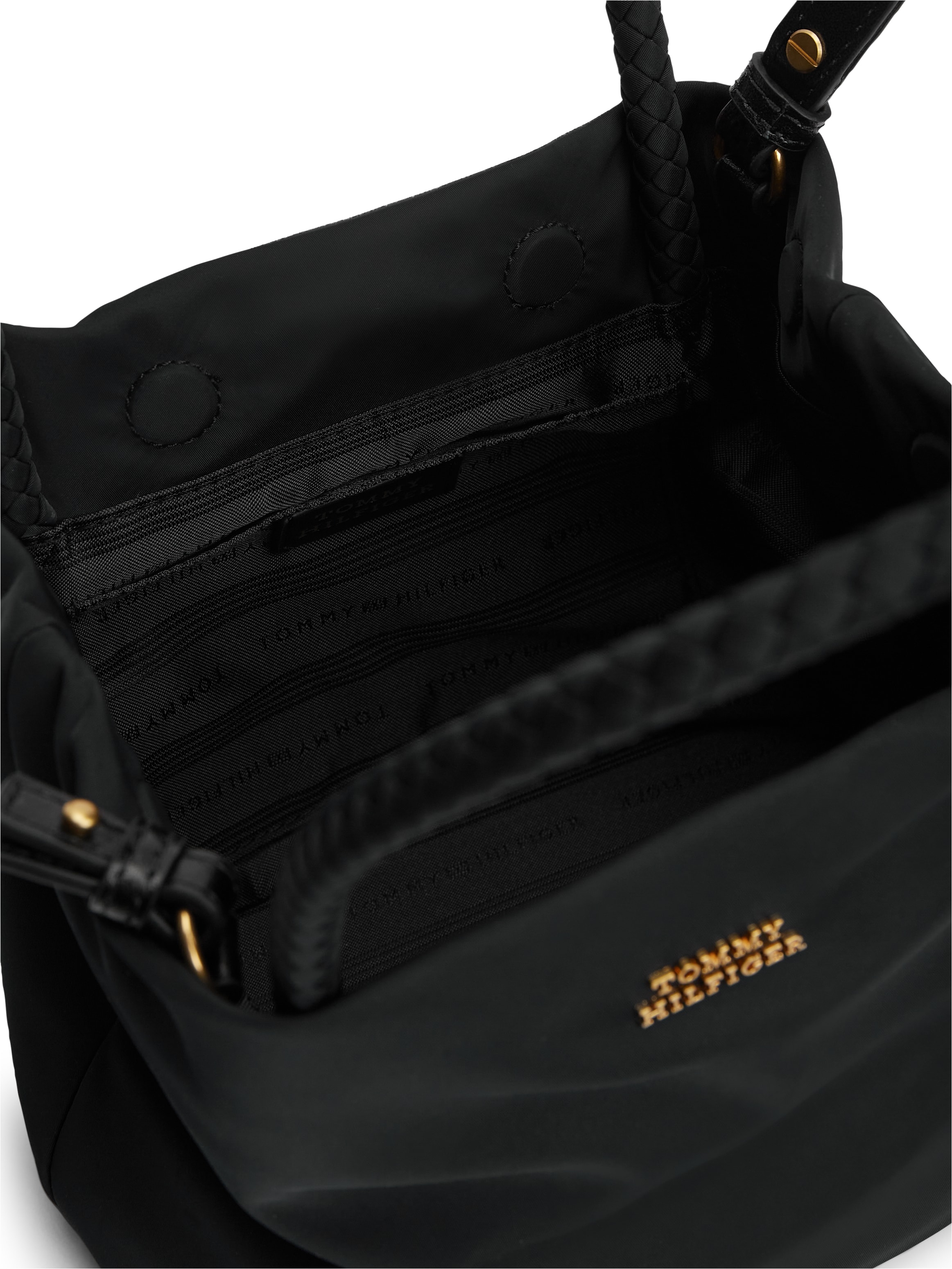 Tommy Hilfiger Handtasche »TH MARINA BUCKET NYLON« Damen Tragetasche, Umhängetasche, Schultertasche mit Logoschriftzug
