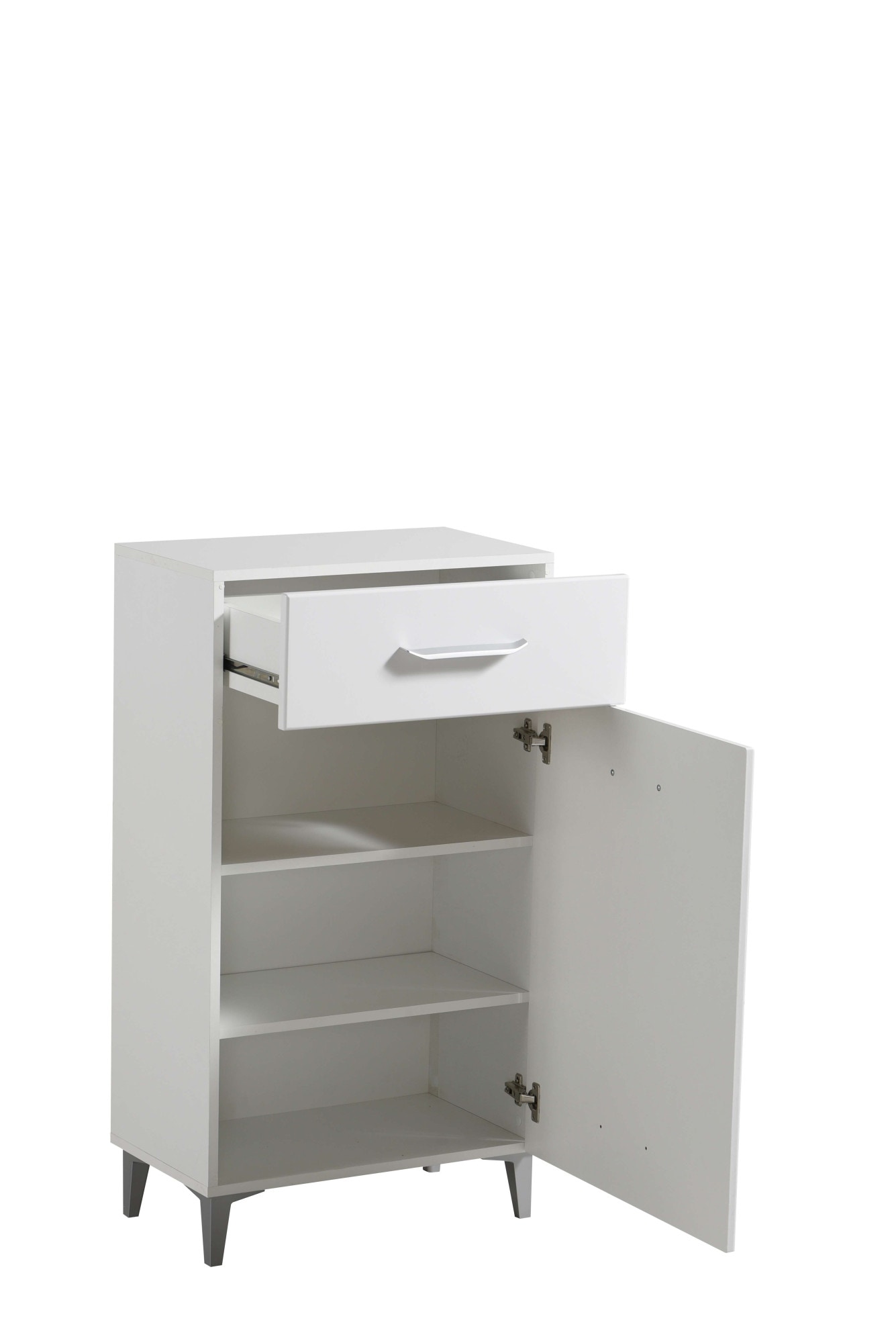 INOSIGN Schuhschrank »Belfort, Schuhkommode, Schuhregal, Höhe 105 cm«, in Opaque Weiß mit MDF-beschichtet Fronten, modernes Design