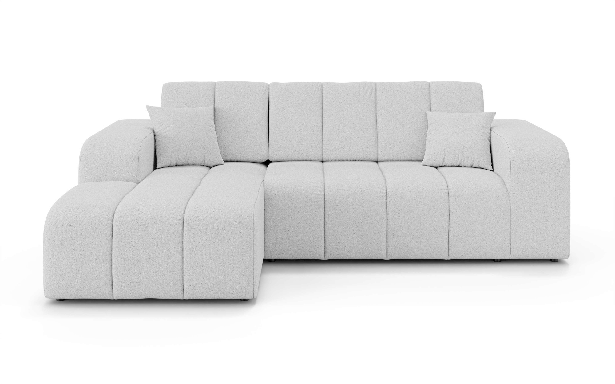 INOSIGN Ecksofa »CASSY L-Form, Schlafsofa mit Bettkasten, Maße B/T/H: 245/165/88 cm«, mit 2 Rückenkissen, Recamiere rechts oder links bestellbar