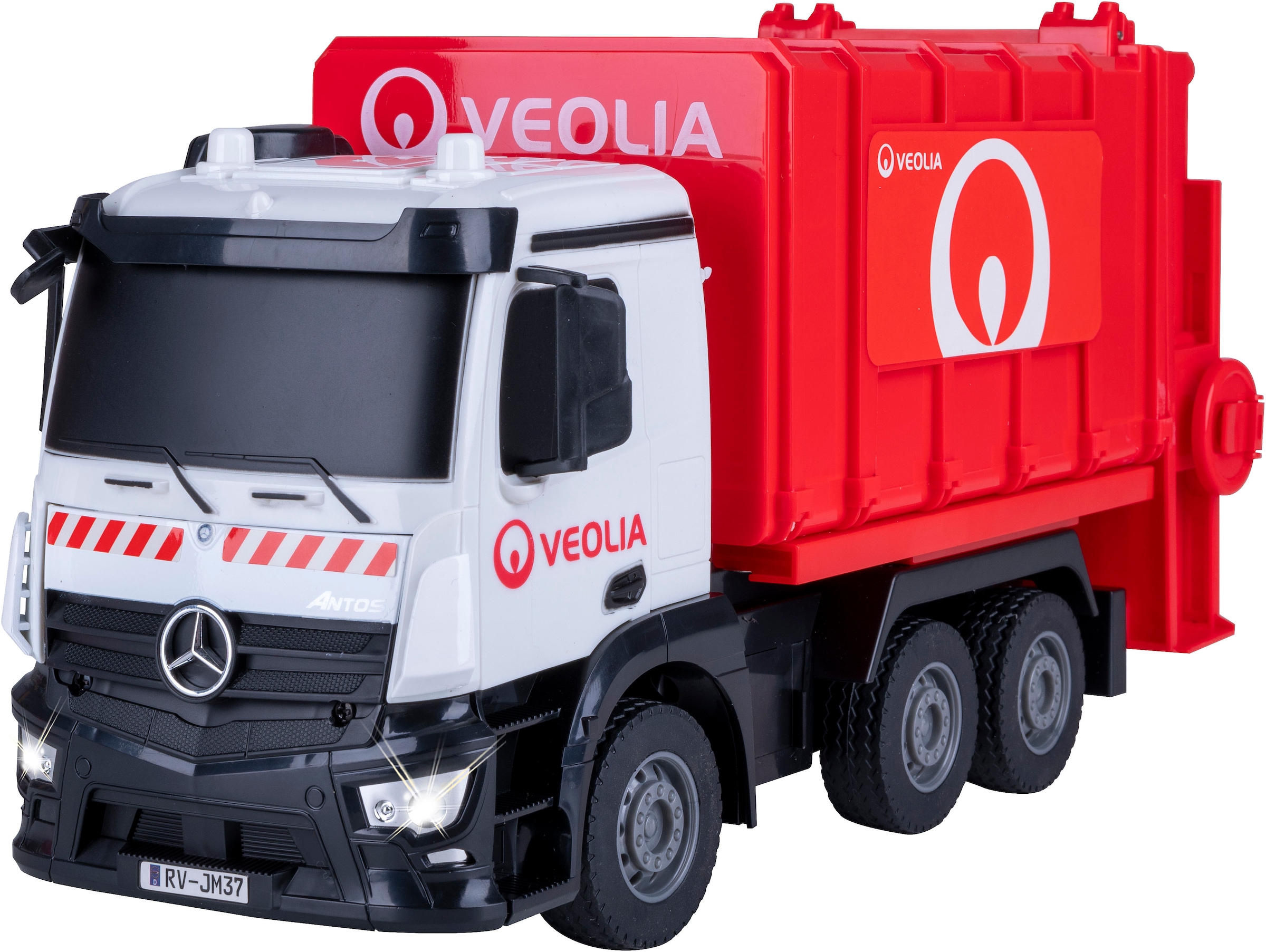 Jamara RC-LKW »Müllwagen Mercedes-Benz Antos 2,4GHz«, LED-Licht vorne; Maßstab 1:26