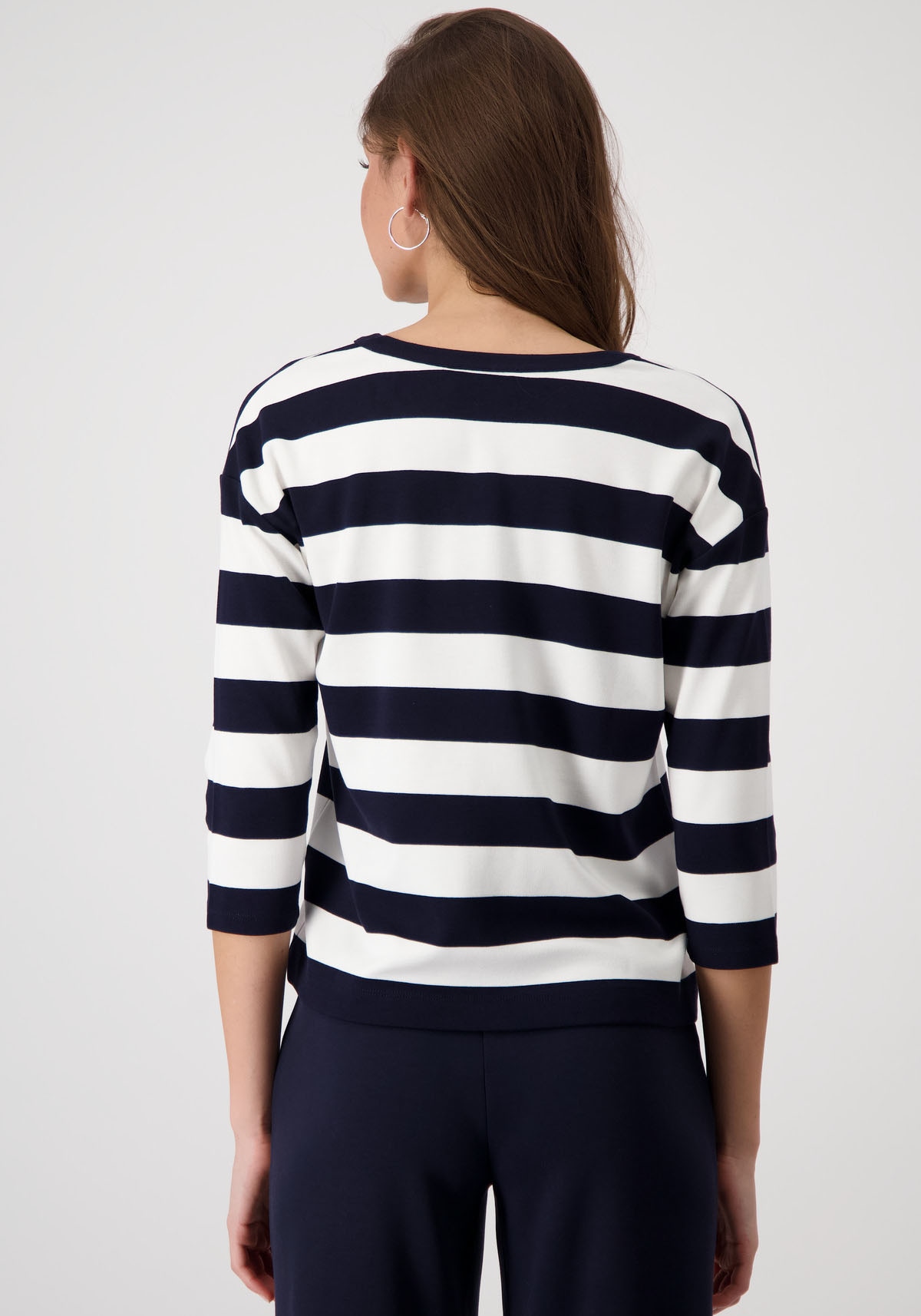 Monari Sweatshirt, mit Blockstreifen