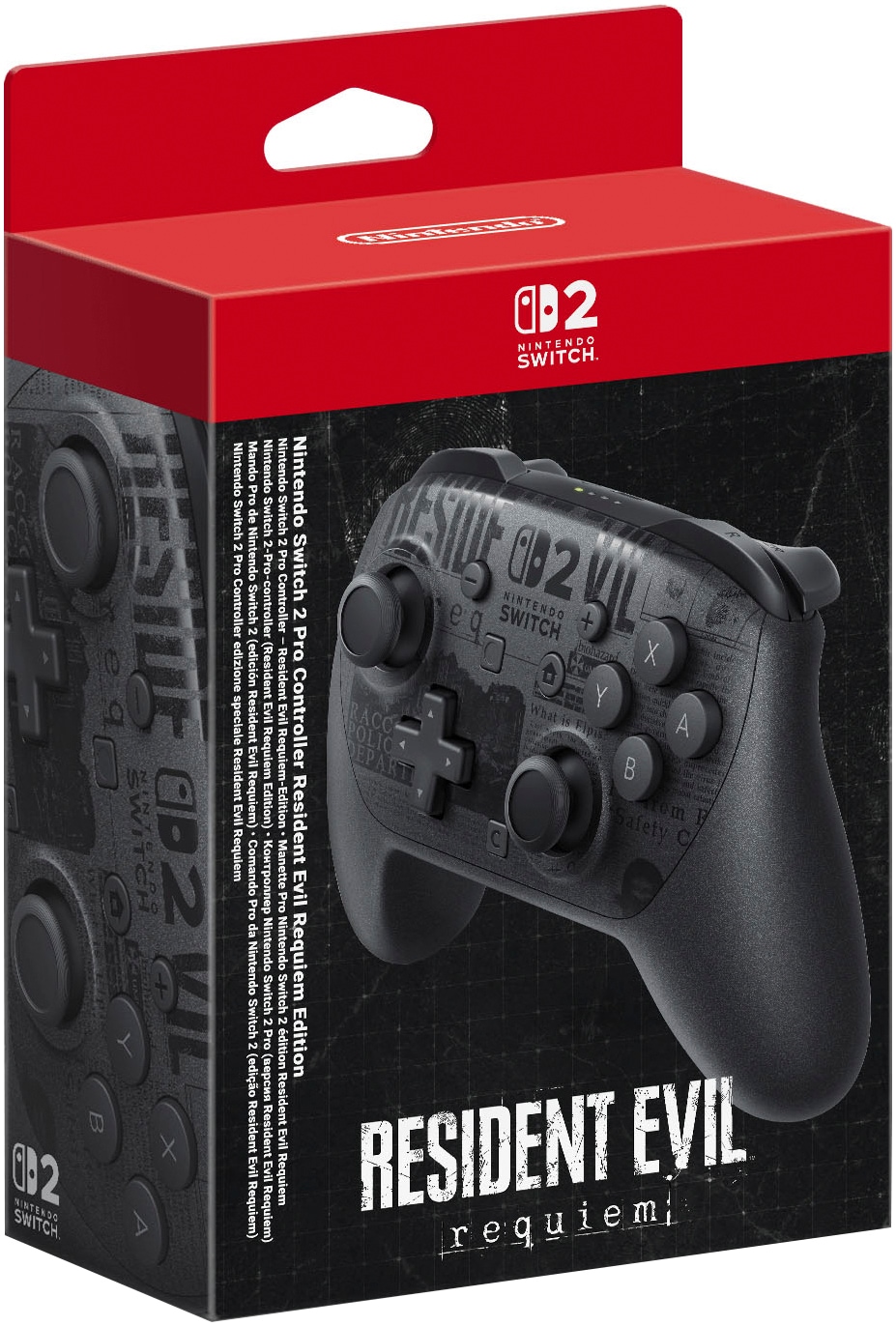 Nintendo Switch Nintendo-Controller »Switch 2 Pro Controller Resident Evil Requiem Edition«