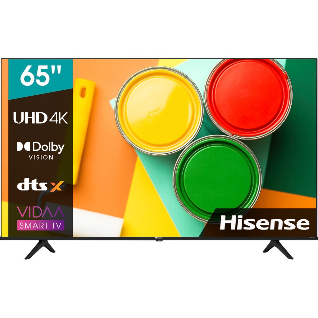 Hisense LED-Fernseher »65A6FG«, 164 cm/65 Zoll, 4K Ultra HD, Smart-TV, Triple Tuner DVB-C/S/ S2/ T/ T2, Smart-TV,Alexa Built-In,DTS Virtual X