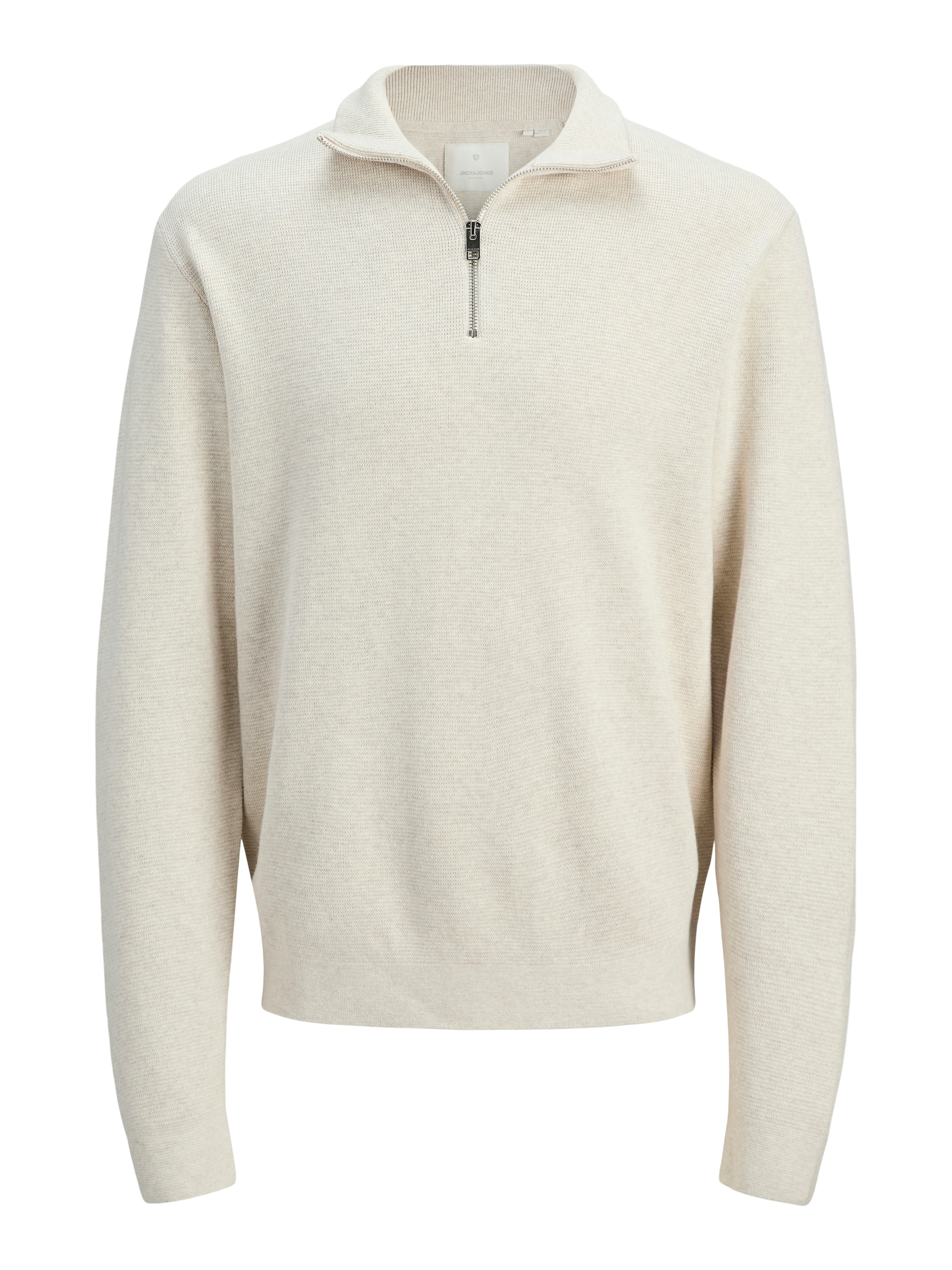 Jack & Jones Troyer »JPRBLAMILANO STITCH KNIT HALF ZIP SN«, mit kurzem Reißverschluss