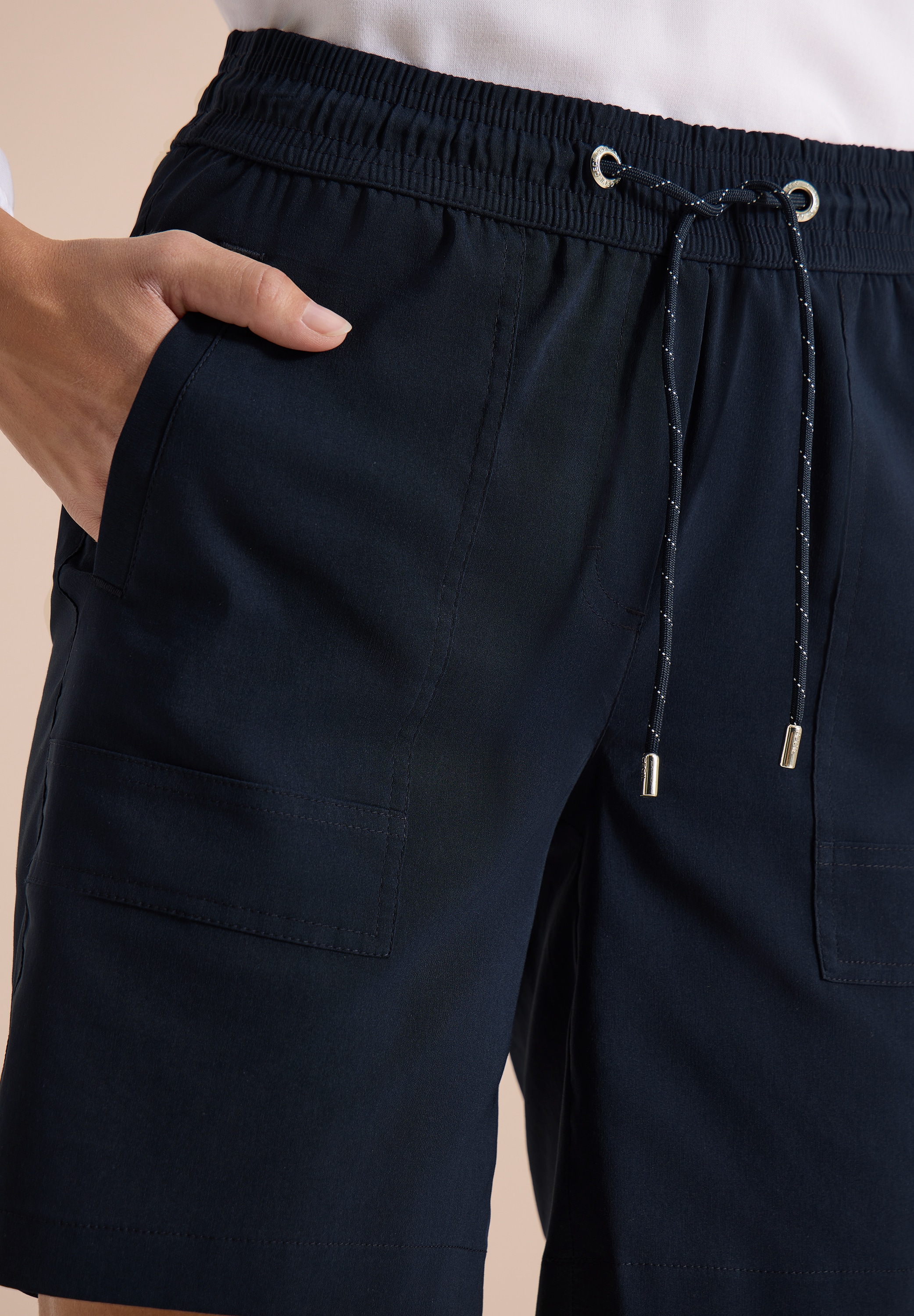 Cecil Shorts »Style Chelsea«  Sommer-Shorts mit elatsichem Bund und Tunnelzug