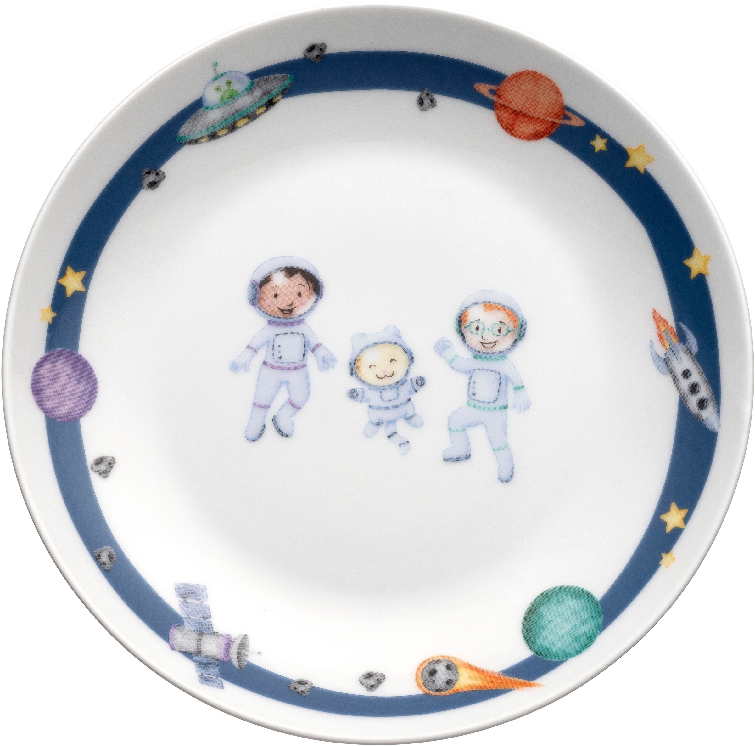 LEONARDO Kindergeschirr-Set »BAMBINI AVVENTURA«, (Set, 3 tlg.), Weltall