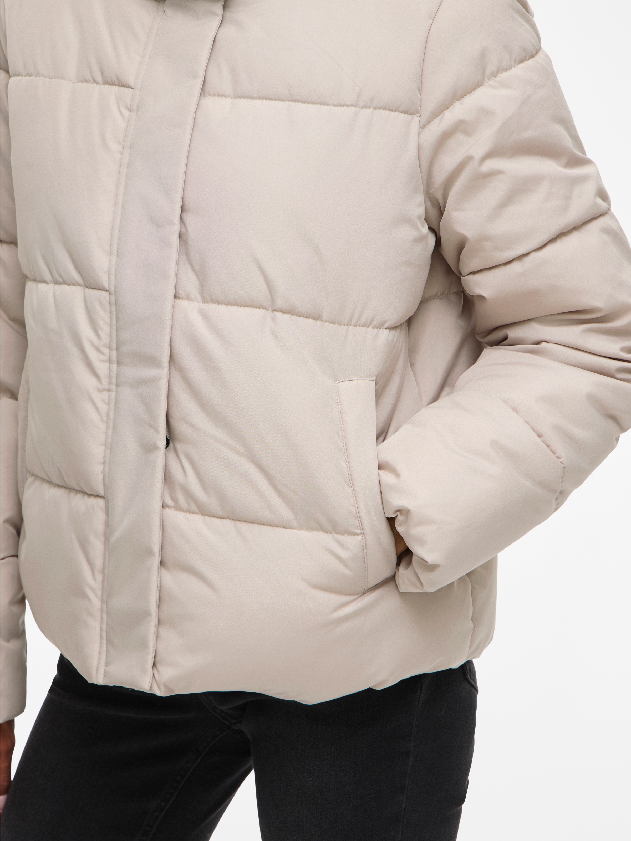 Vila Steppjacke »VIMILJA PADDED PUFFER - NOOS« mit Kapuze