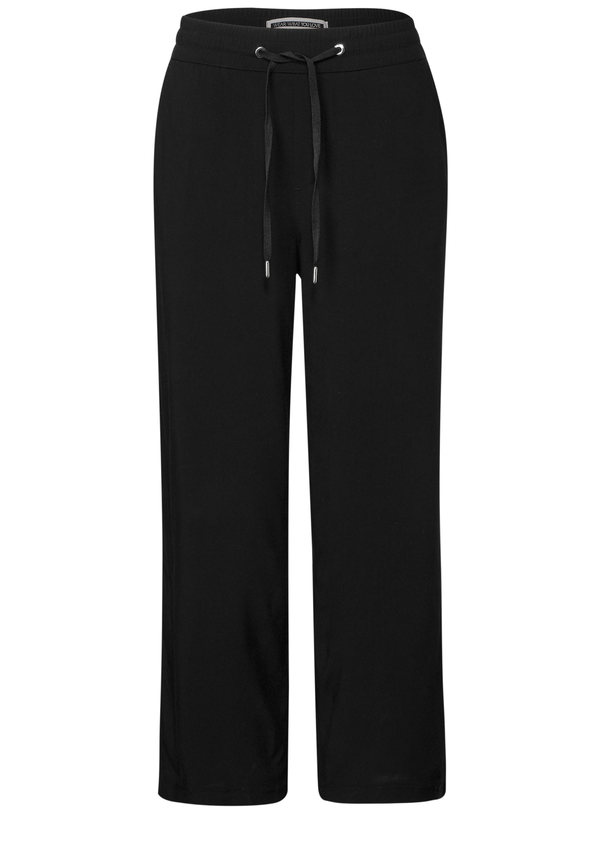 STREET ONE Stoffhose »Style Emee«, Sommerhose mit elastischem Bund mit Tunnelzug