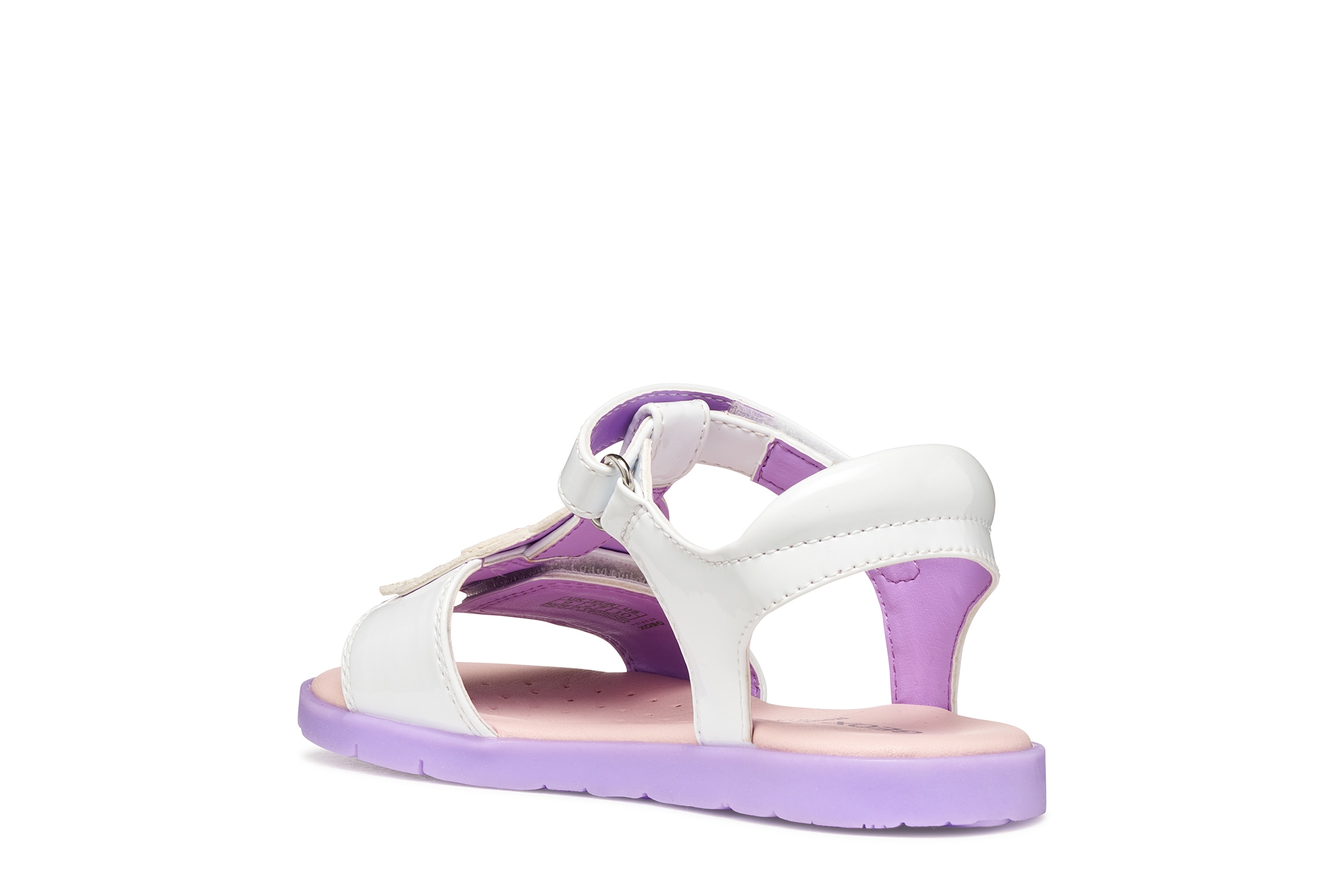 Geox Sandale »J SANDAL JOYFOOT GIR«  Sommerschuh, Klettschuh, Größenschablone zum Download