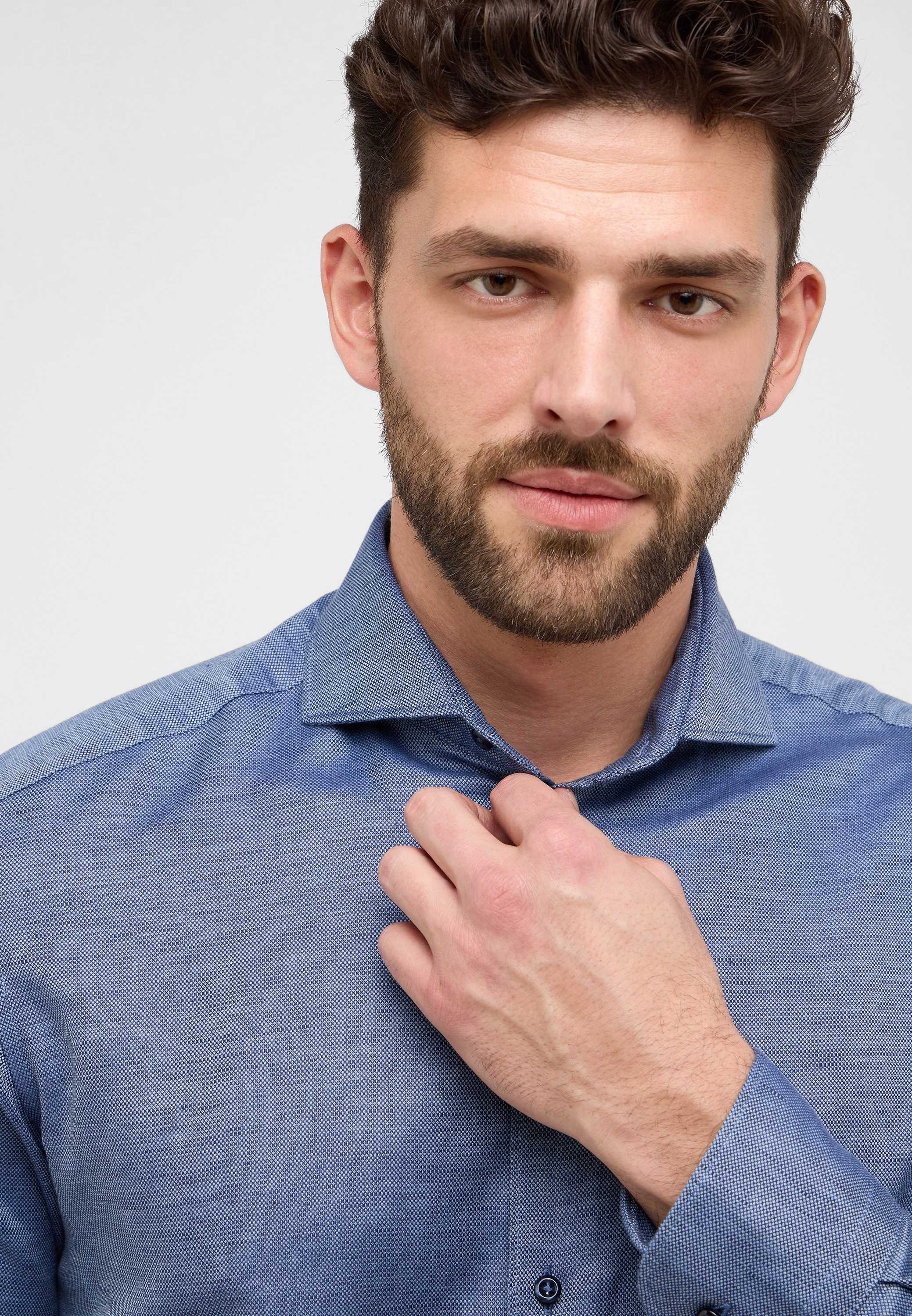 Eterna Langarmhemd »COMFORT FIT« EASY IRON (bügelleicht)