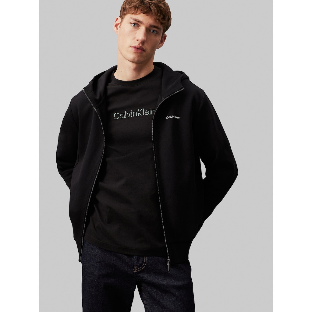 Calvin Klein Kapuzensweatjacke »MICRO LOGO REPREVE HOODIE JACKET«