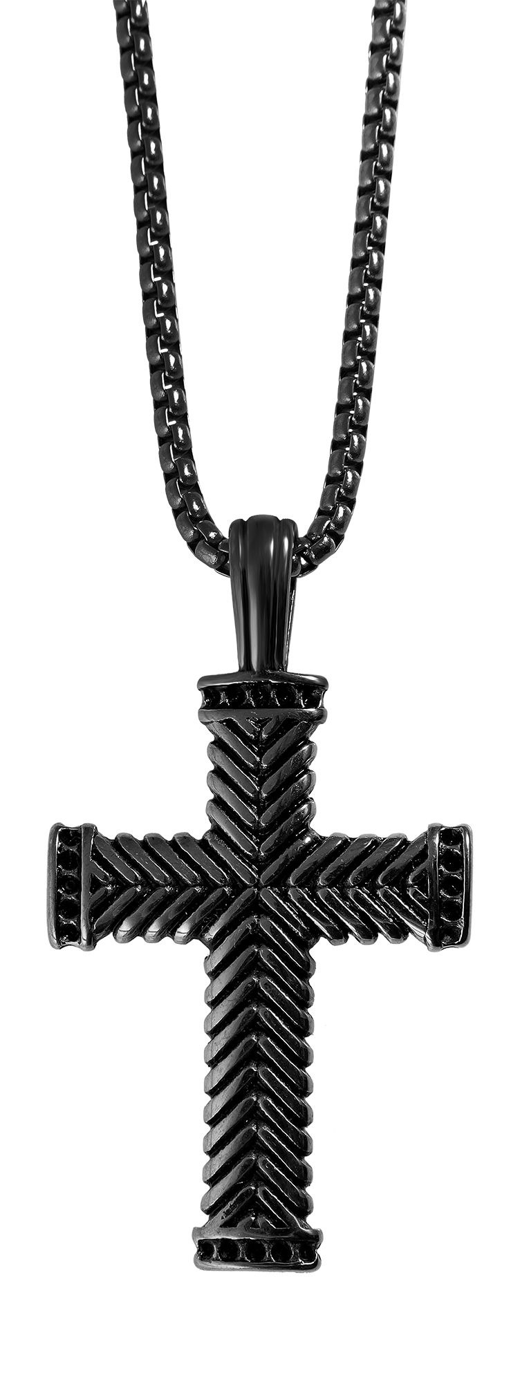 Adelia´s Kette ohne Anhänger »Unisex Halskette mit Anhänger ¿ Kreuz aus Edelstahl«