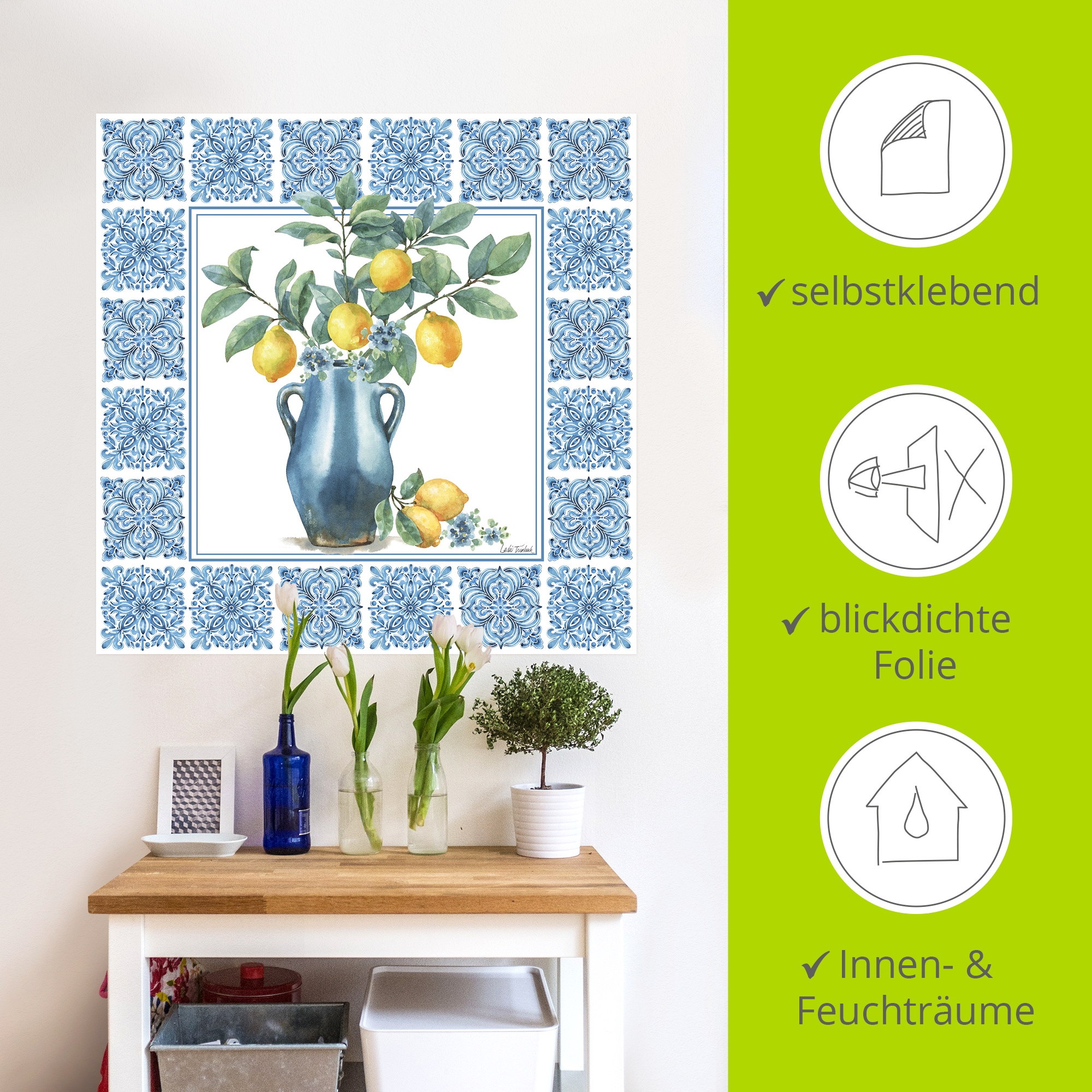 Artland Wandbild »Le Citron V« Arrangements 1 Stk. tlg. als Alubild, Leinwandbild, Poster, Wandaufkleber in verschied. Größen
