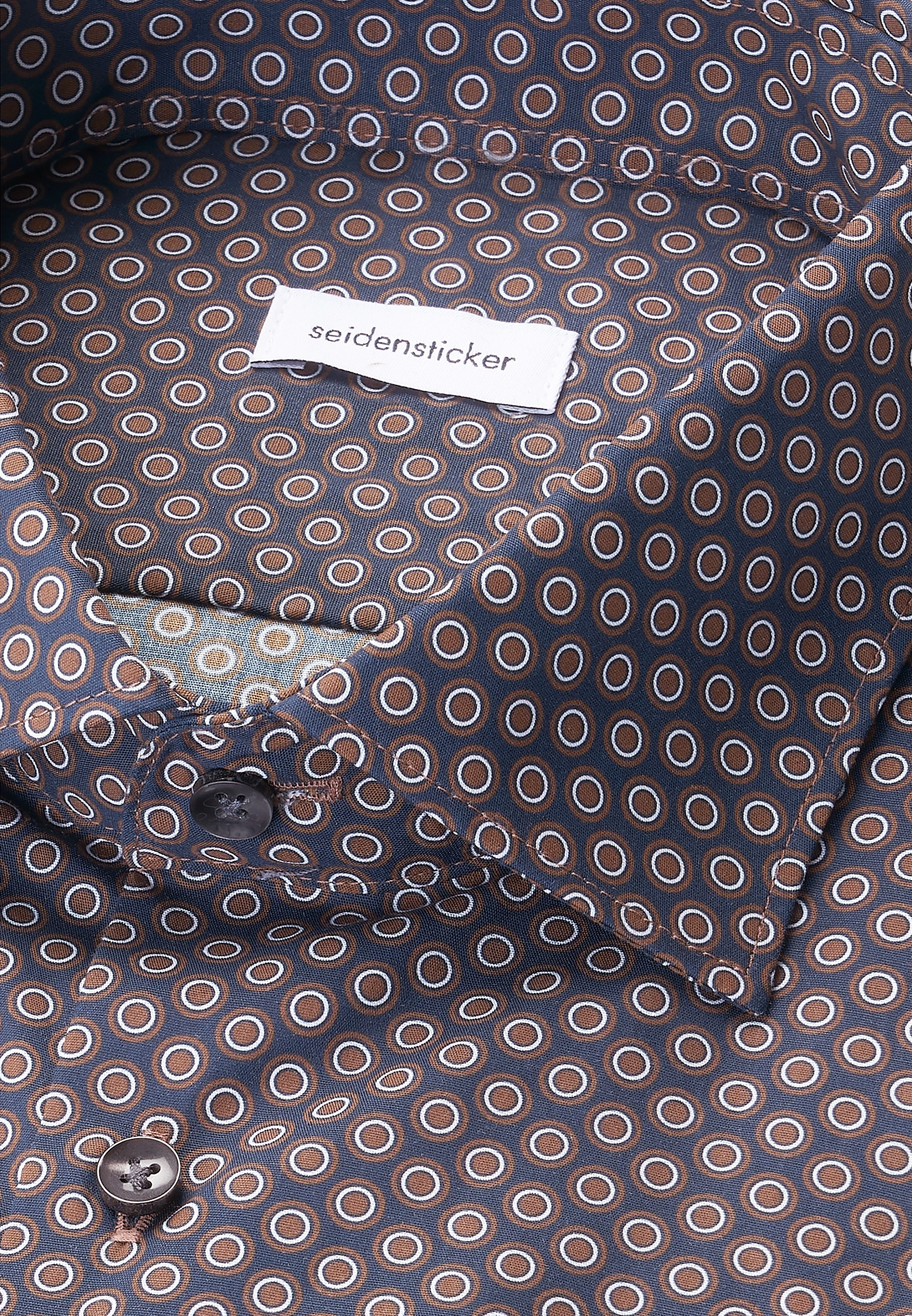 seidensticker Businesshemd »Schwarze Rose« Slim 1/1 Kentkragen Druck