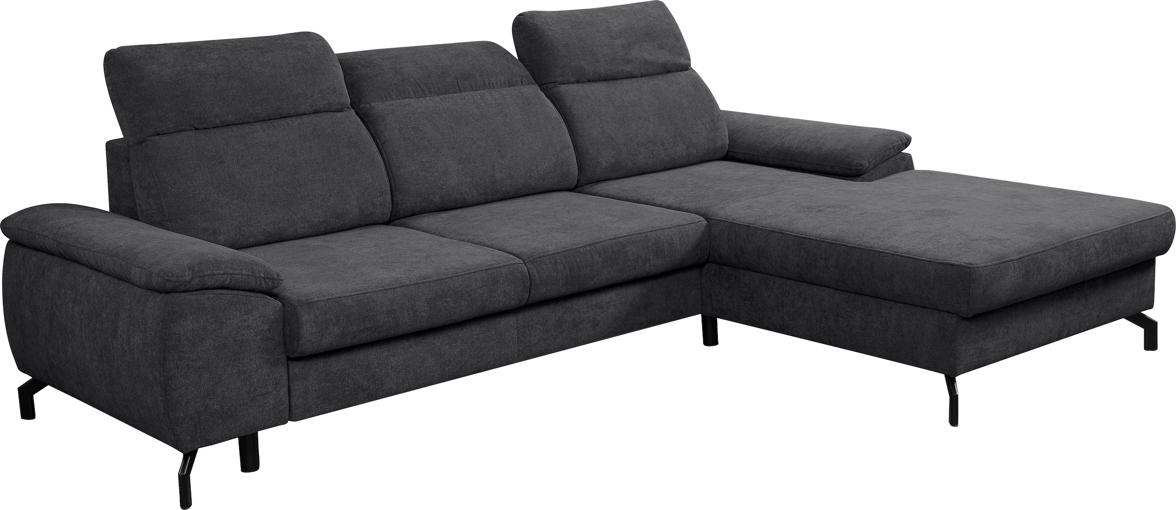 Ecksofa »Panama L-Form«, Modernes Sofa mit Schlaffunktion, Bettkasten, Kopfteile...