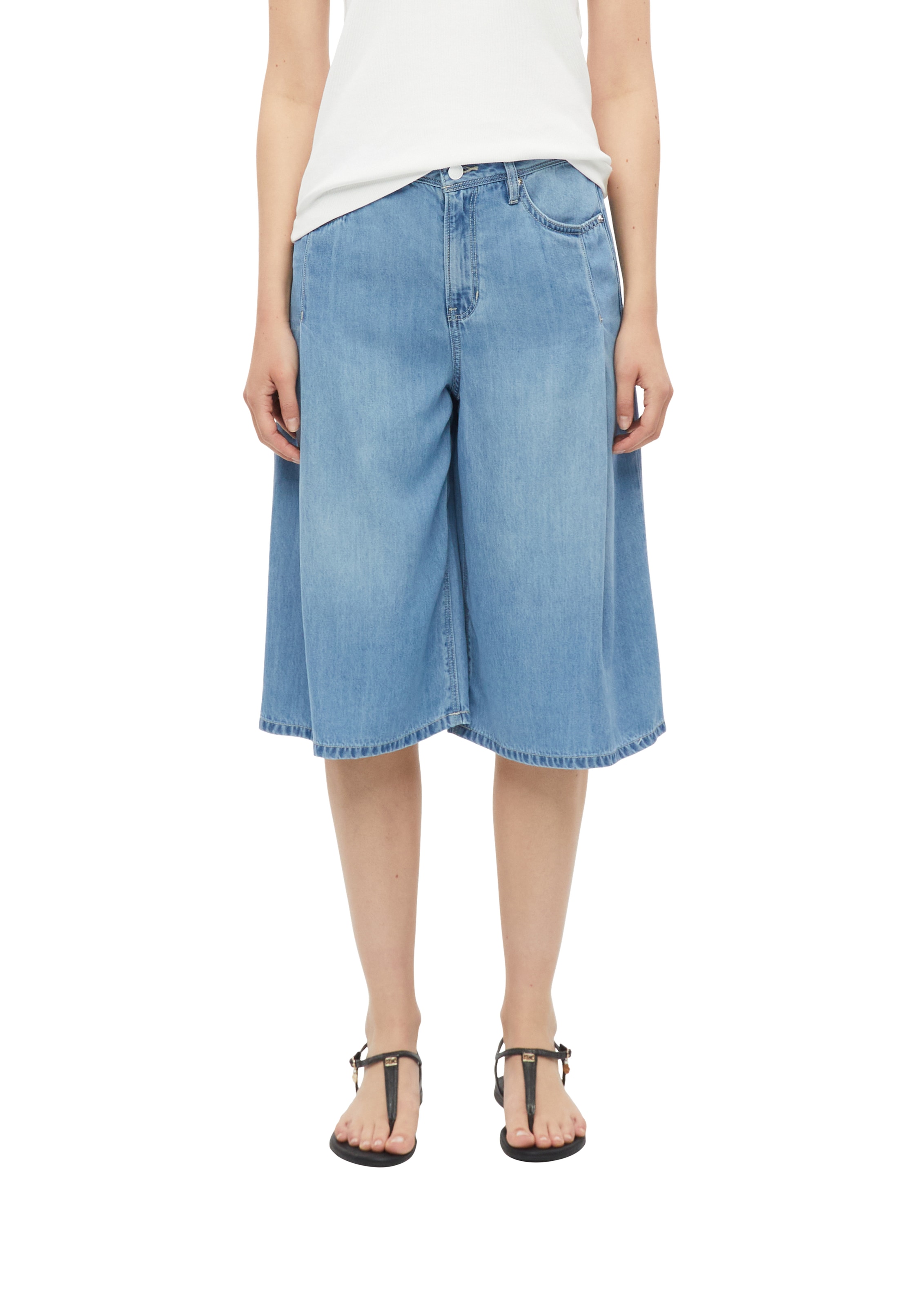 s.Oliver Bermudas »Style Suri«  Jeans-Hosenrock - kniebedeckend