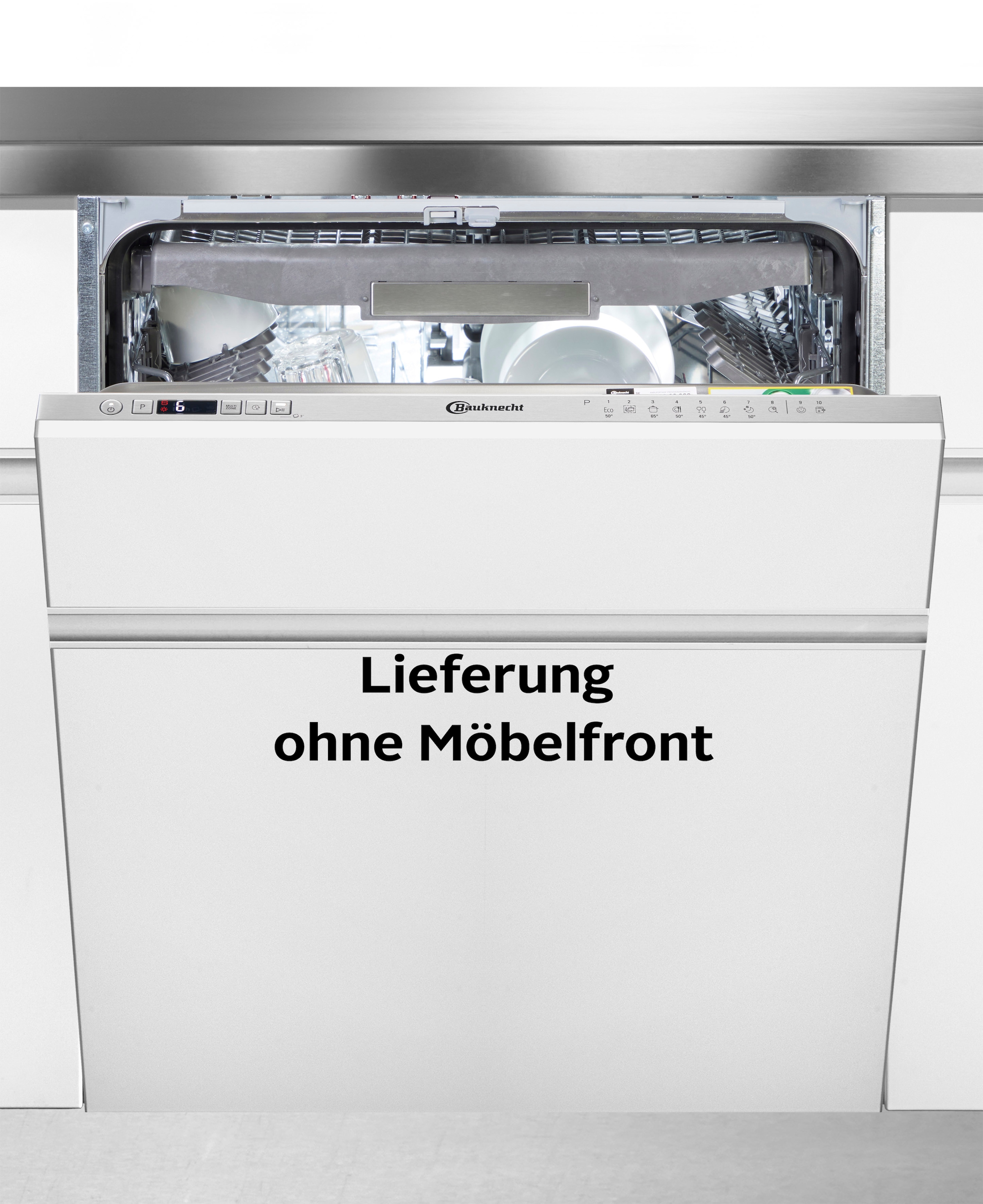 BAUKNECHT vollintegrierbarer Geschirrspüler »OBIC Ecosilent 9760«, 14 Maßgedecke, ActiveDry - automatisches Türöffnungssystem