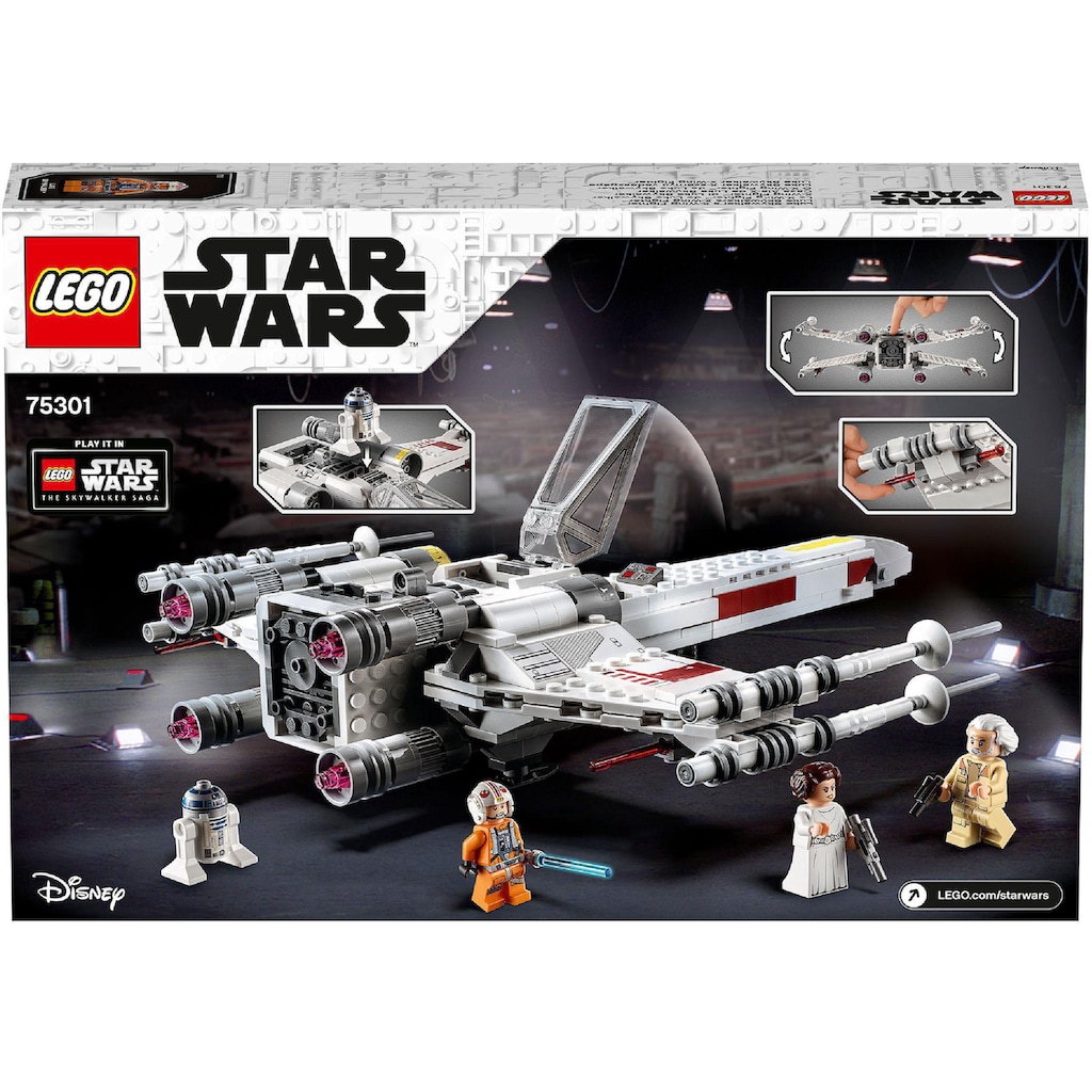 LEGO® Konstruktionsspielsteine »Luke Skywalkers X-Wing Fighter™ (75301), LEGO® Star Wars™«, (474 St.), Made in Europe
