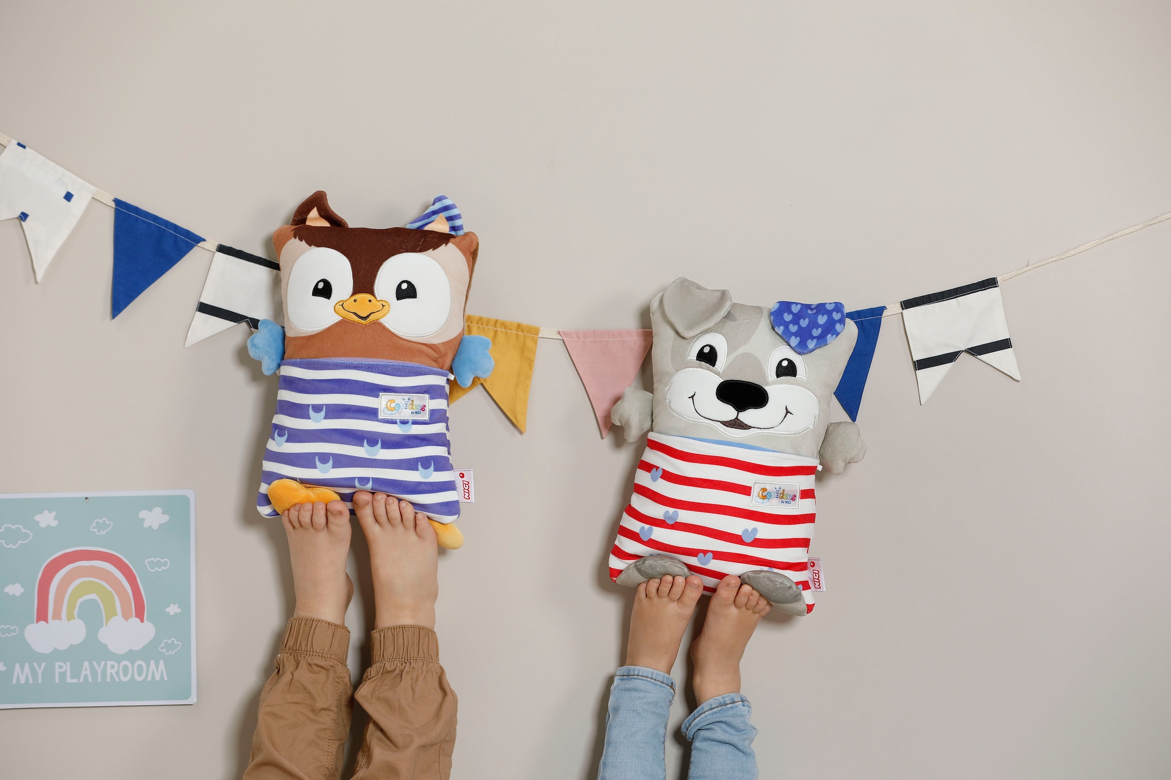 Nici Kuscheltier »Cosidoos, Hund mit Wendefunktion 30x20 cm«