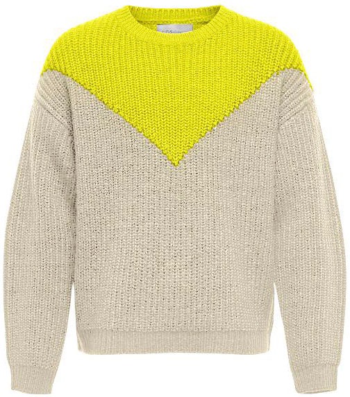 KIDS ONLY Strickpullover »KONSOOKIE«, modische Farbkombi