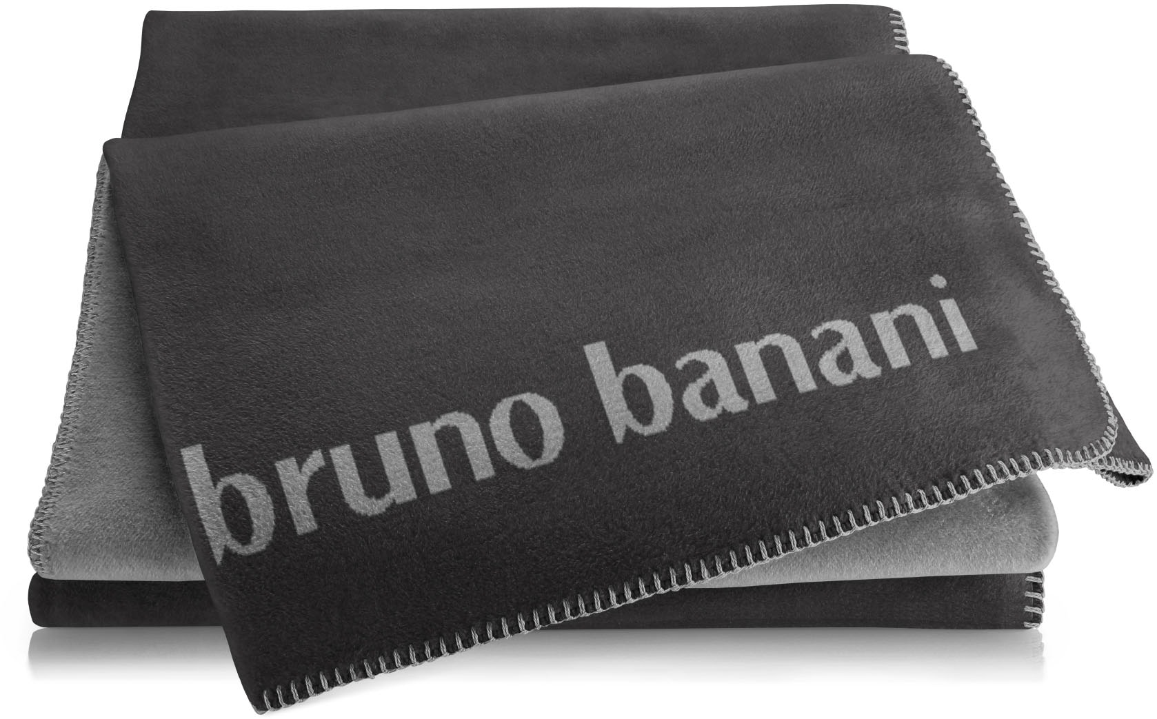 Bruno Banani Wohndecke »Bruno Banani«, mit modernem Zierstich