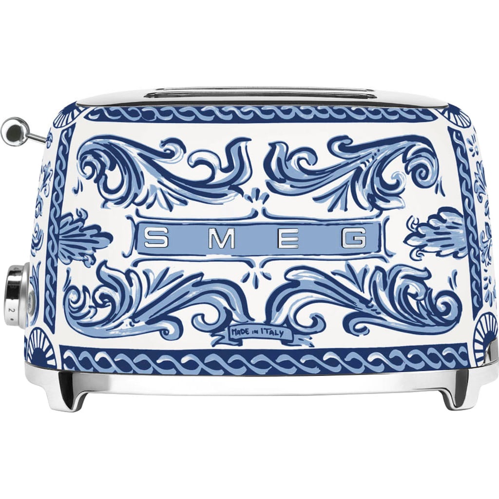 Smeg Toaster »TSF01DGBEU«, 2 Schlitze, für 2 Scheiben, 950 W, Dolce & Gabbana Blue Mediterraneo