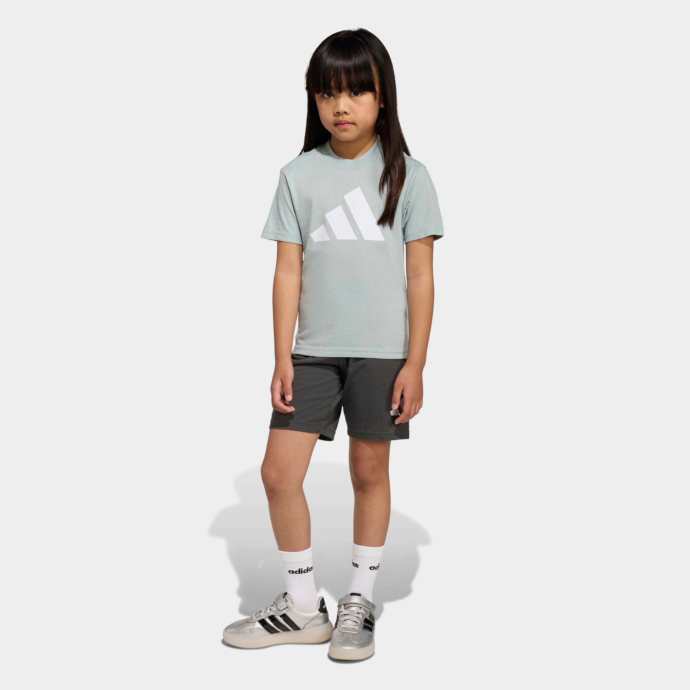 adidas Sportswear Trainingsanzug »LK BL T-SET 160« 2 tlg. für Kinder, zweiteilig, aus Baumwolle
