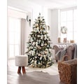 Creativ deco Künstlicher Weihnachtsbaum »Weihnachtsdeko, künstlicher Christbaum, Tannenbaum«, mit LED-Lichterkette