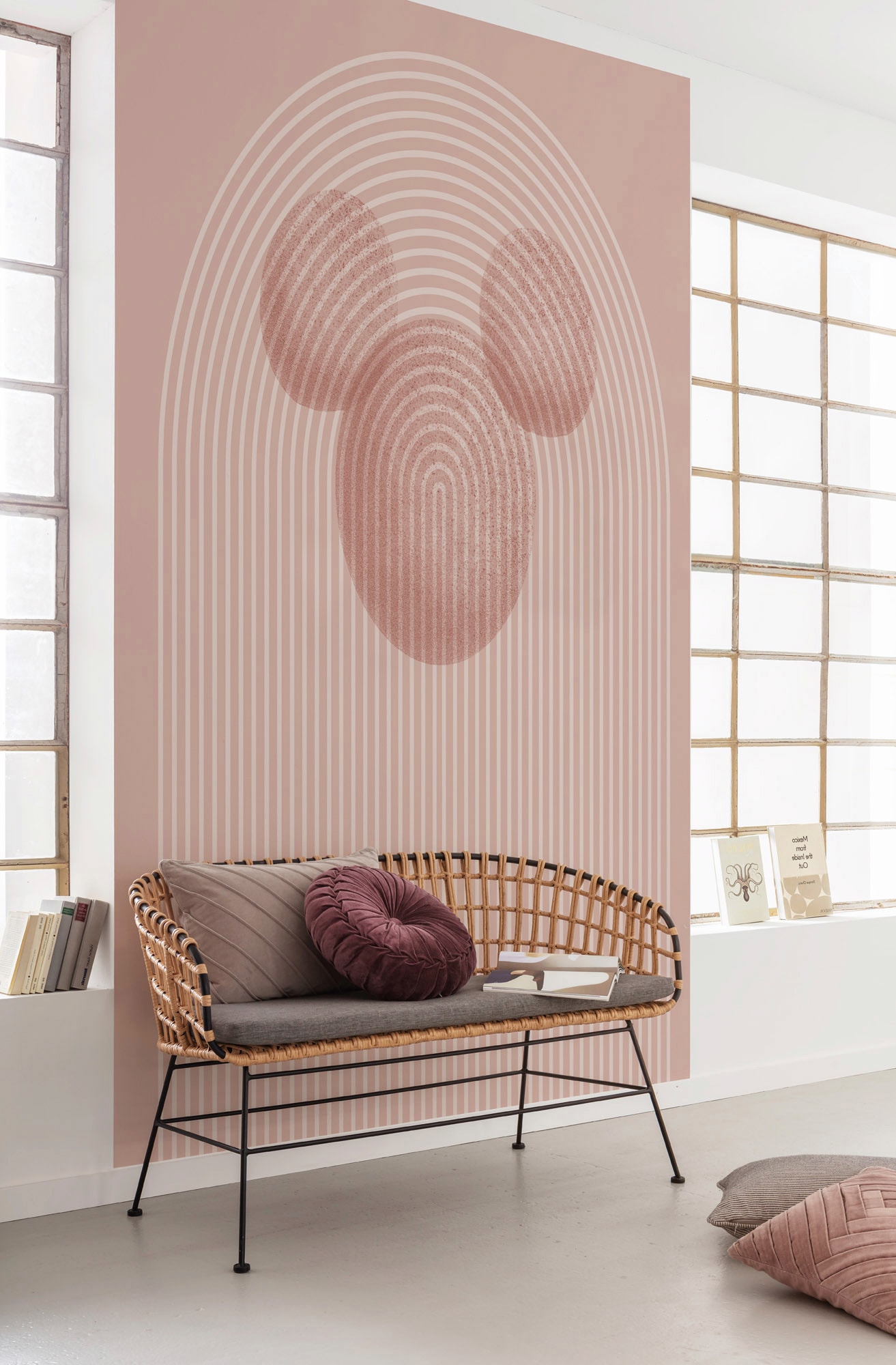 Komar Vliestapete »Digitaldruck Vlies - Mickey Arc - Größe 250 x 280 cm«, bedruckt, Kinderzimmer