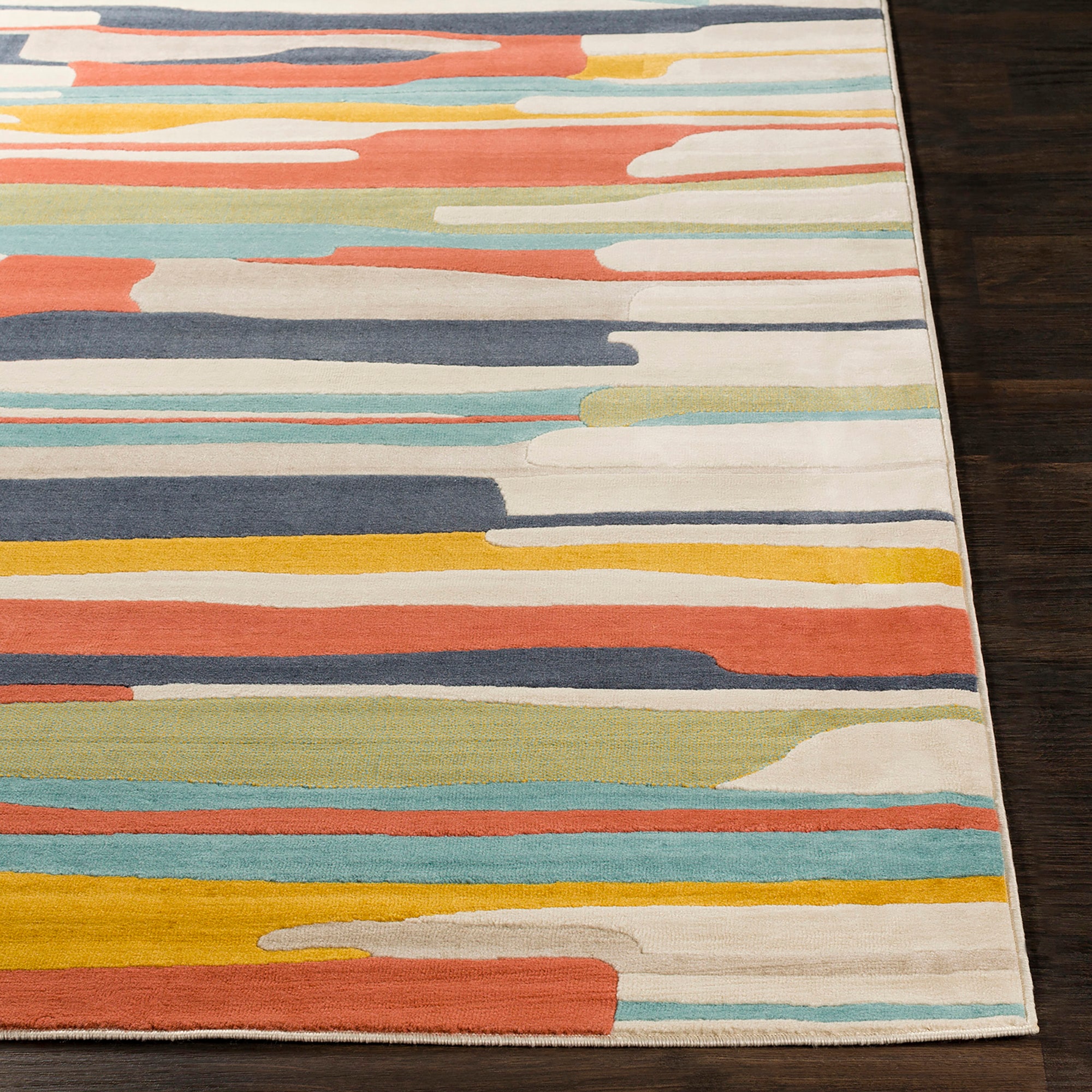 Livabliss Teppich »HOUSTON« rechteckig 11 mm Höhe Skandi Design, Modern Boho Kurzflor Wohnzimmerteppich, Schlafzimmer