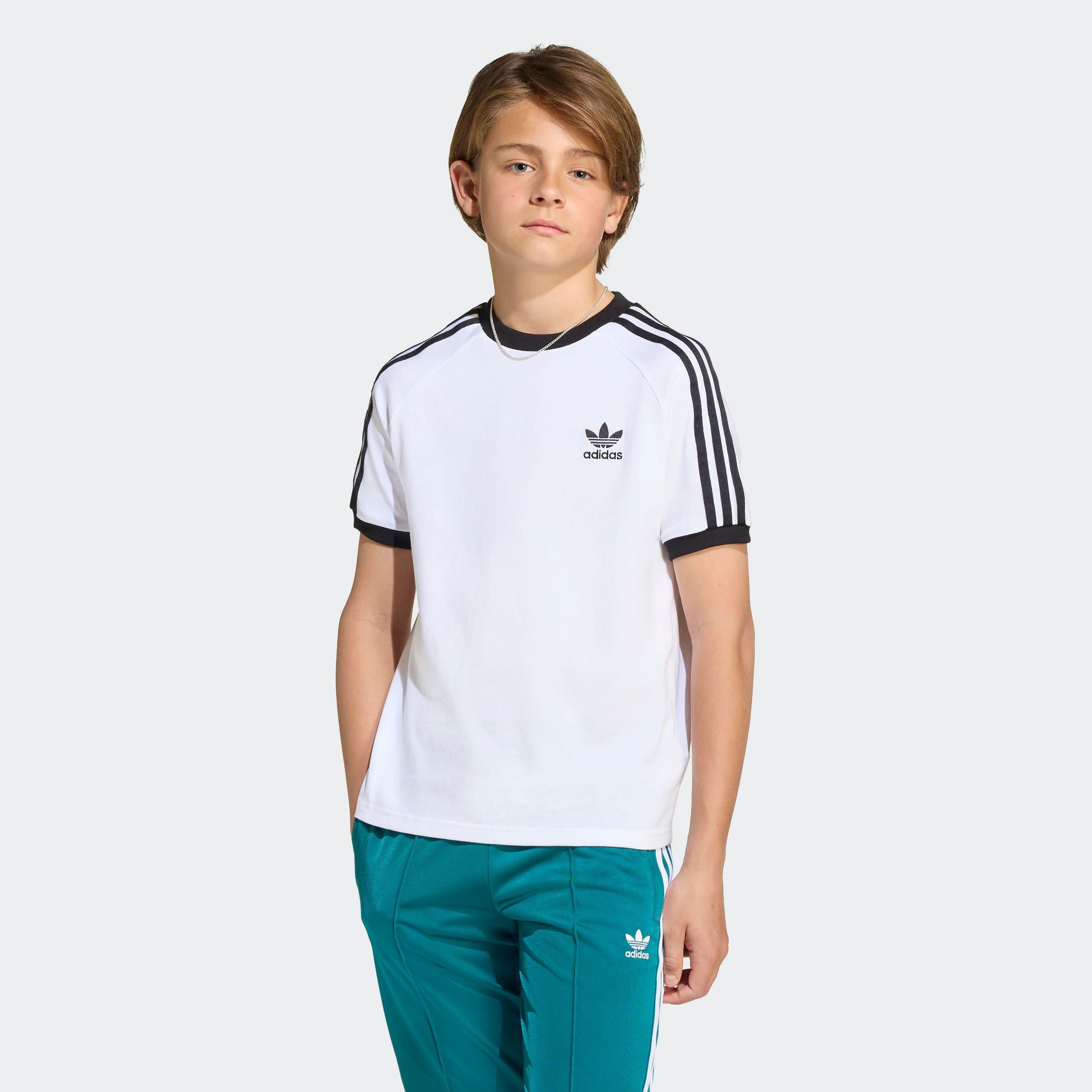 adidas Originals T-Shirt »3 STRIPE TEE«, drei Streifen Shirt für Kinder
