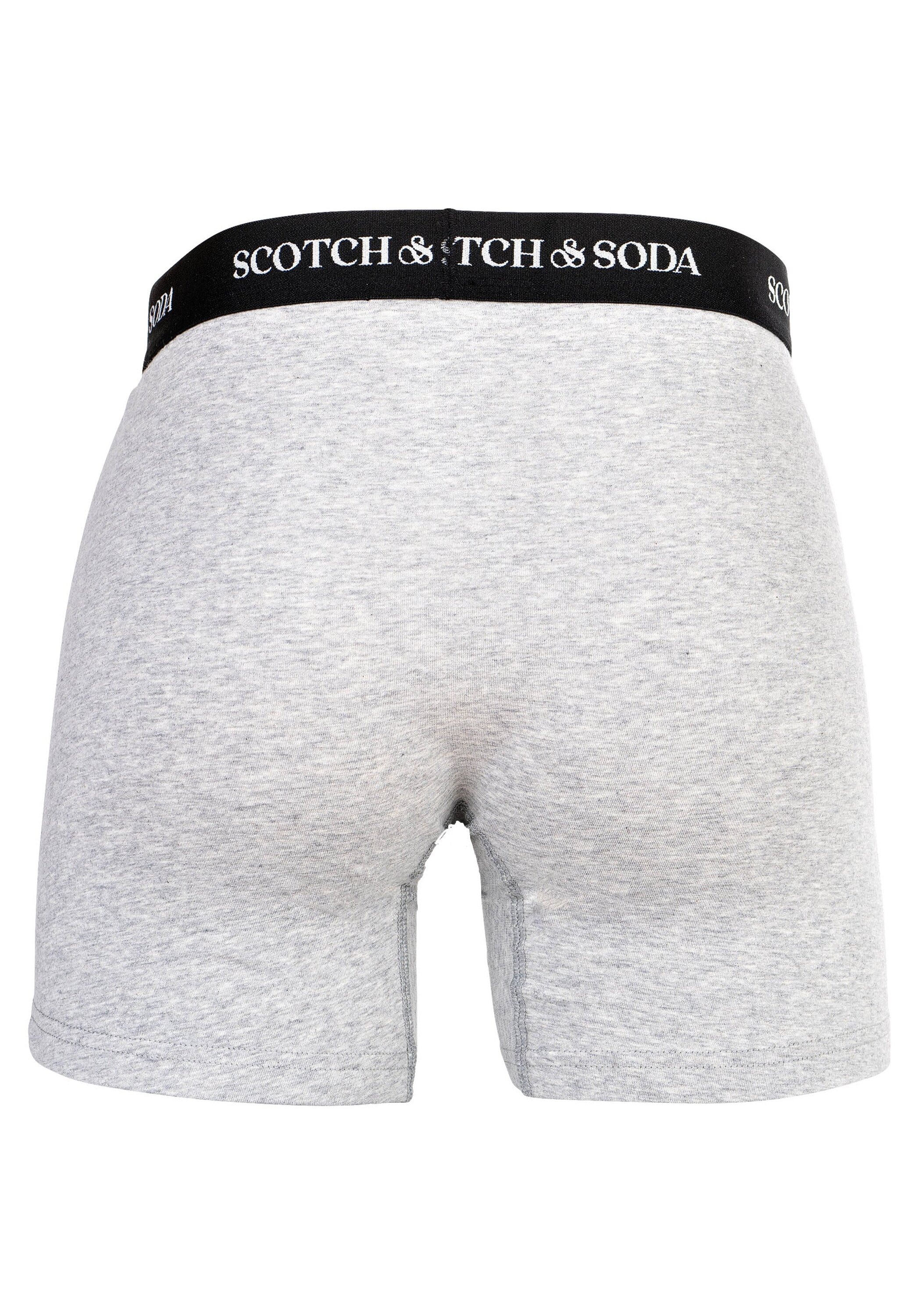Scotch & Soda Boxershorts »Boxershort Solid Cotton Stretch 3er Pack«
